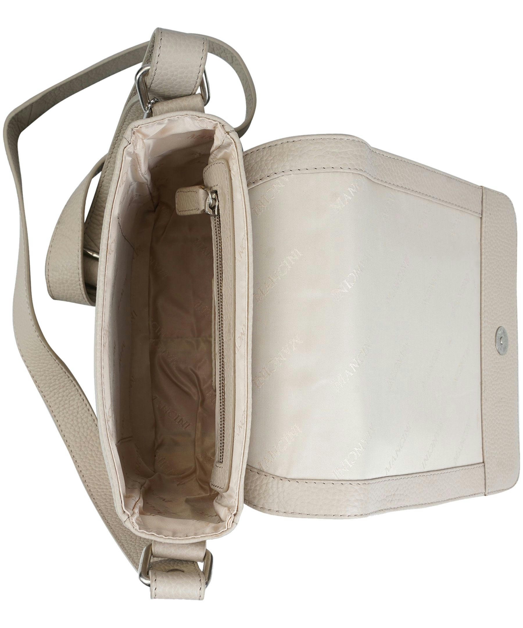 Mancini Leather Goods Women's Pebelled Page Crossbody Bag