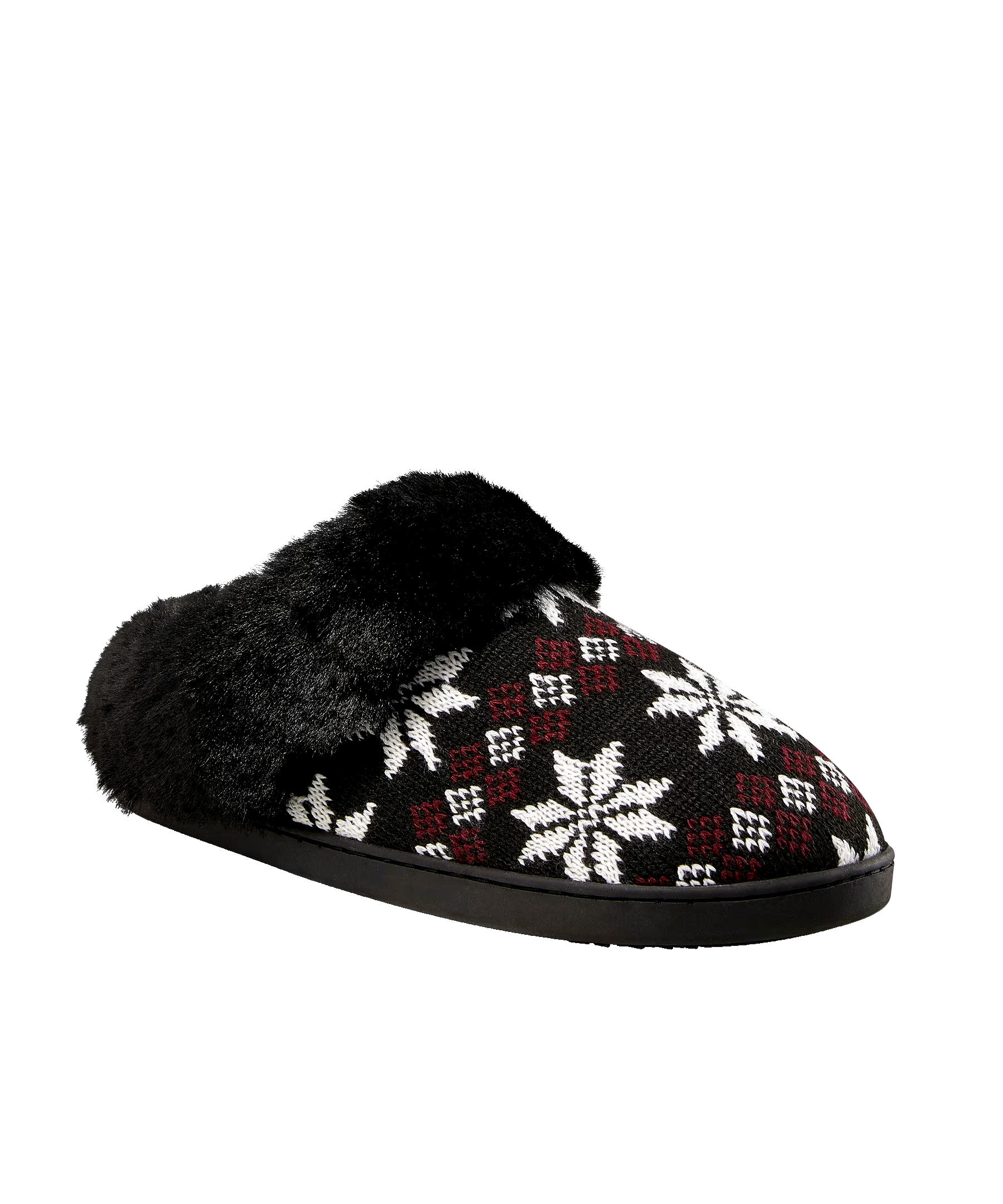 Denver Hayes Women's Nordic Knit Slippers