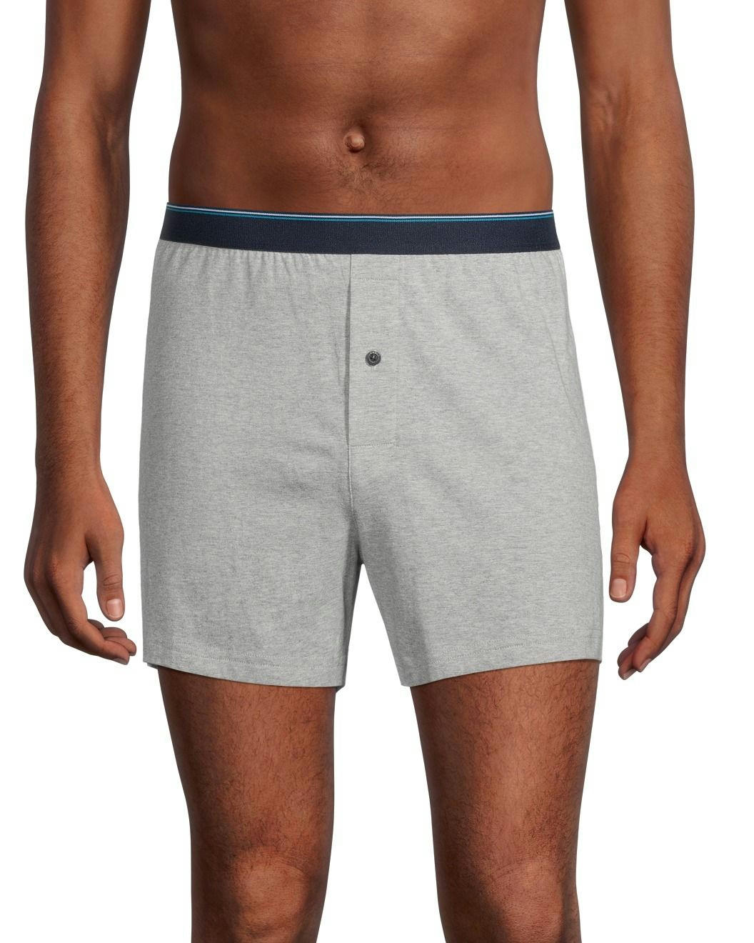 Denver Hayes Men's 2 Pack Yarn Dye Loose Fit Boxer Briefs