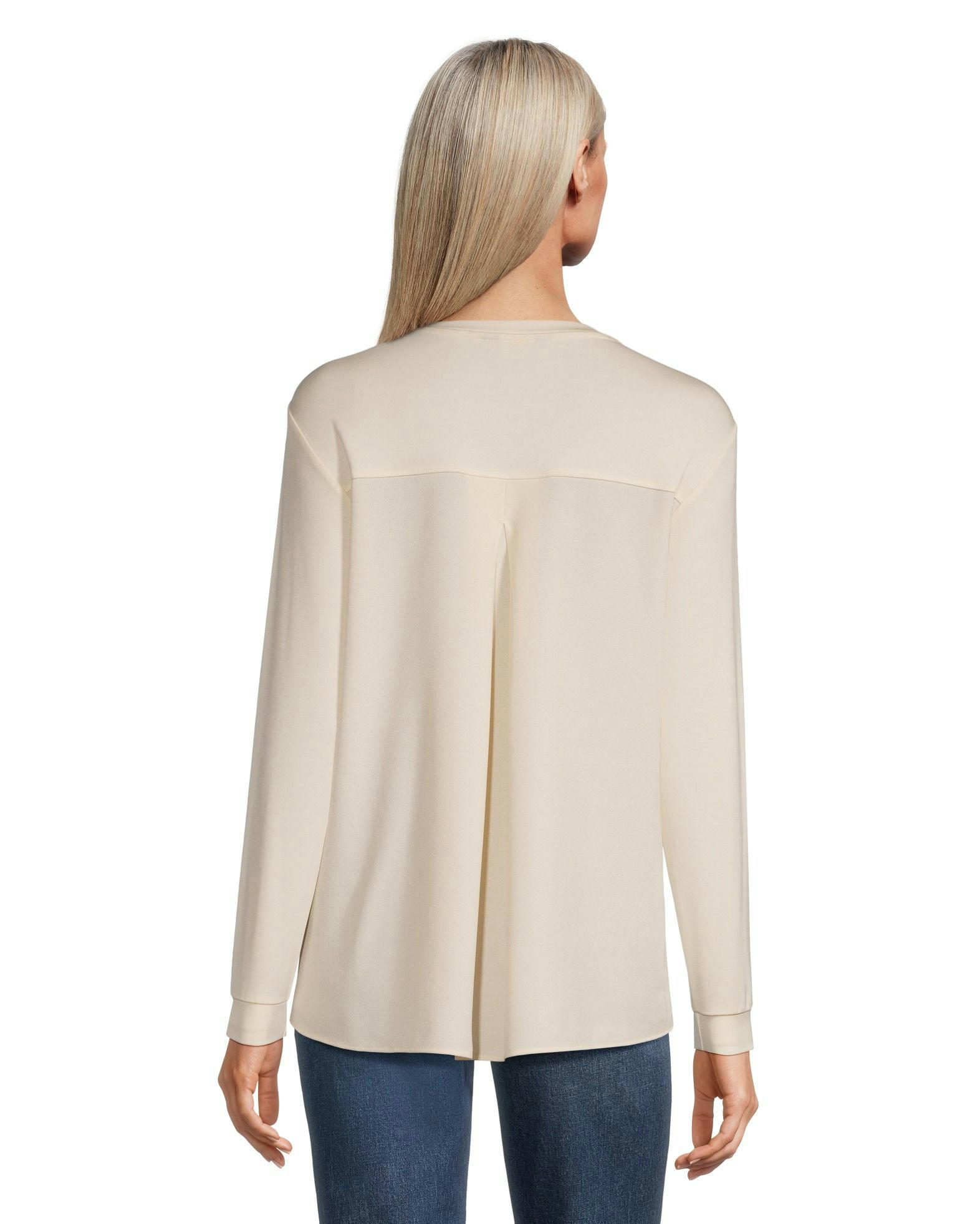 Denver Hayes Women's Relaxed Fit Long Sleeve High Low Shirt