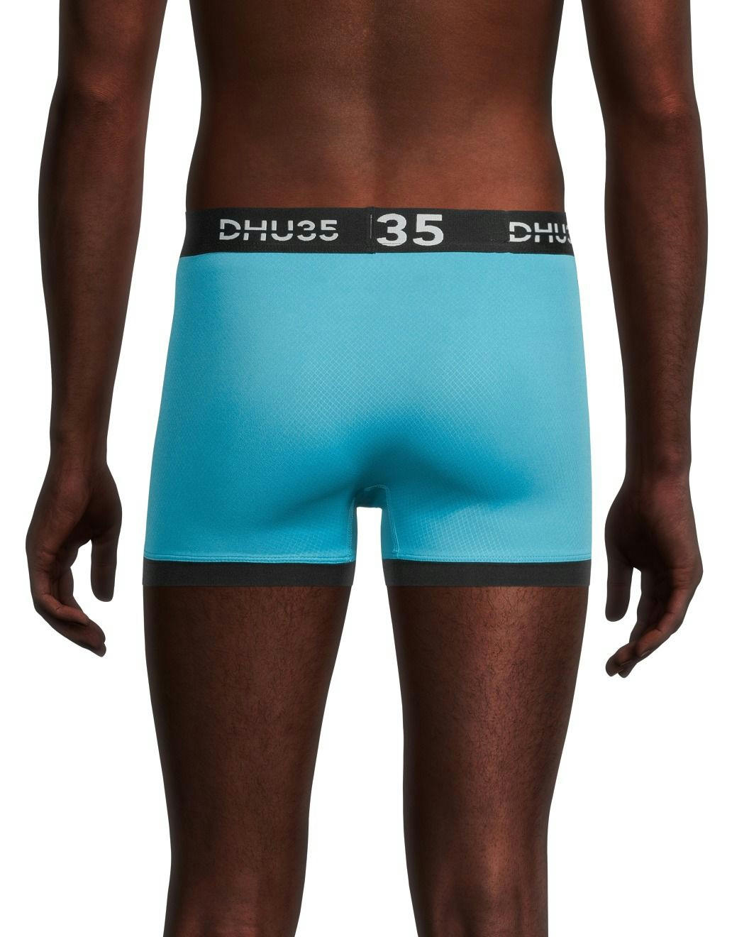 Denver Hayes Men's 3 Pack Fashion Microfiber Heat Press Trunk Brief