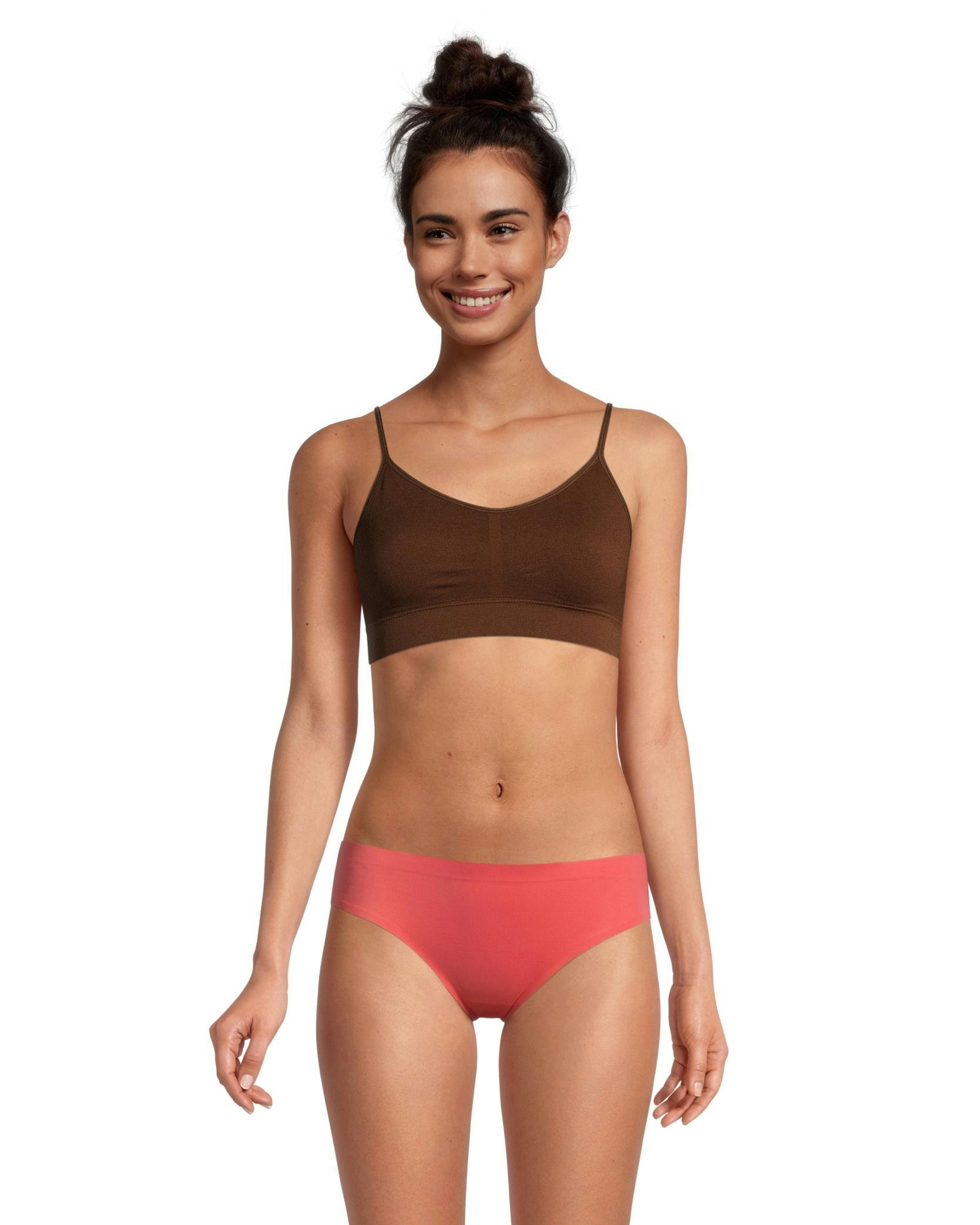 Denver Hayes Women's 2 Pack Perfect Fit Seamless Comfort Bra