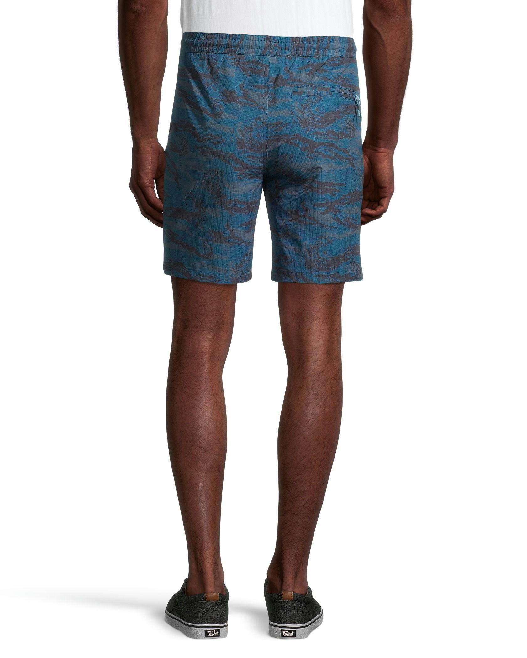 FarWest Men's Mid Rise Quick Dry Hybrid Volley Shorts