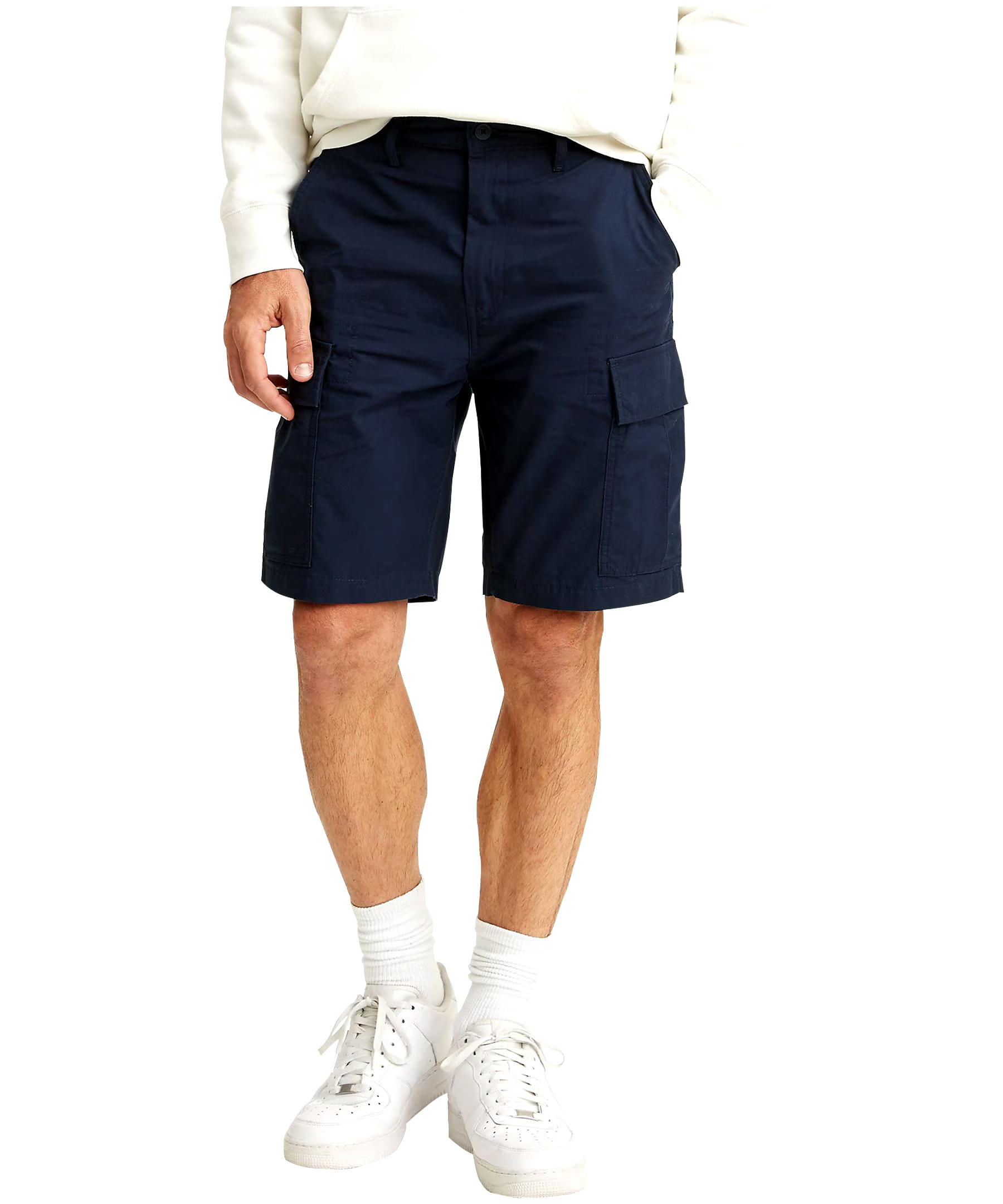 Levi's Men's Carrier Mid Rise Regular Fit Cargo Shorts - Navy