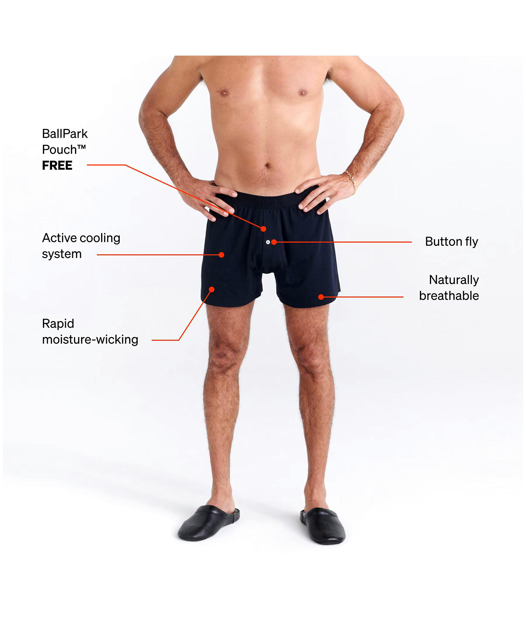 Saxx Dr Men's Droptemp Cooling Boxer Shorts