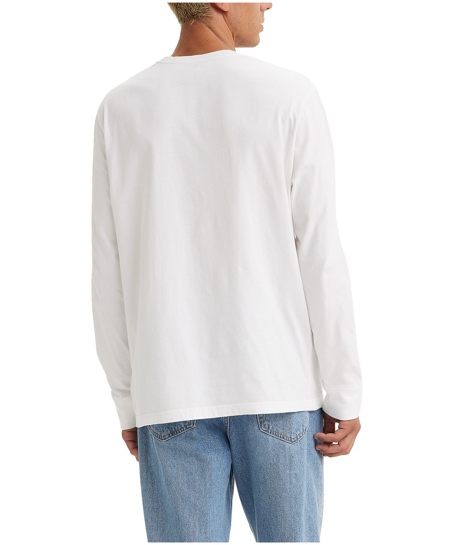 Levi's Men's Relaxed Fit Vertical Graphic Crewneck Cotton T Shirt
