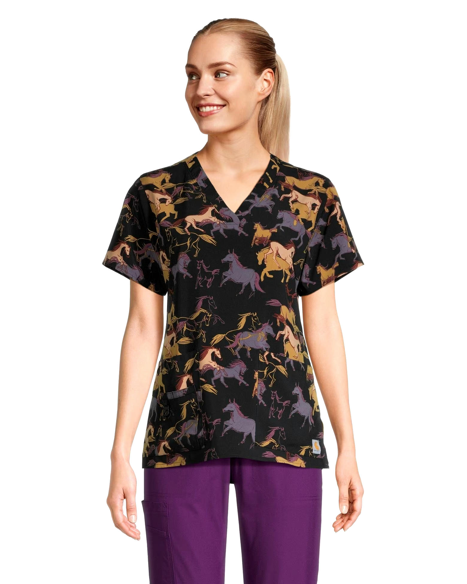 Carhartt Women's Force V-Neck Scrub Top