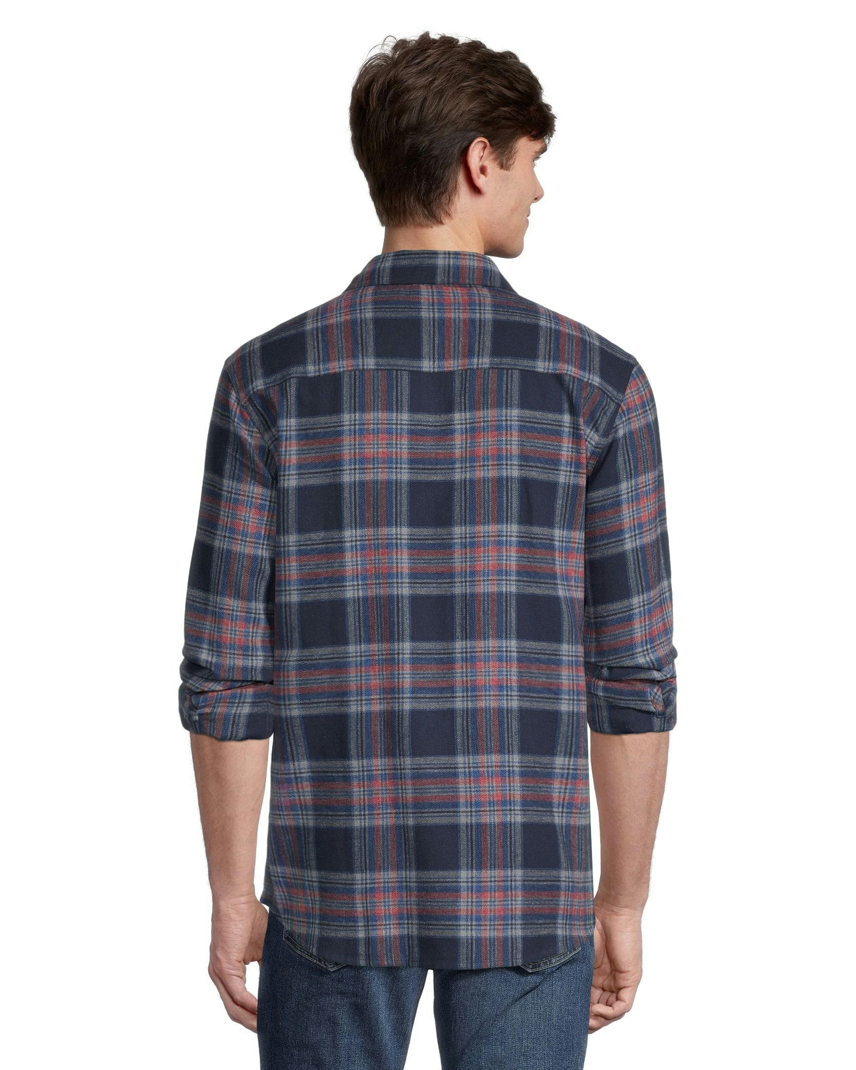 Boston Traders Men's Classic Plaid Flannel Shirt