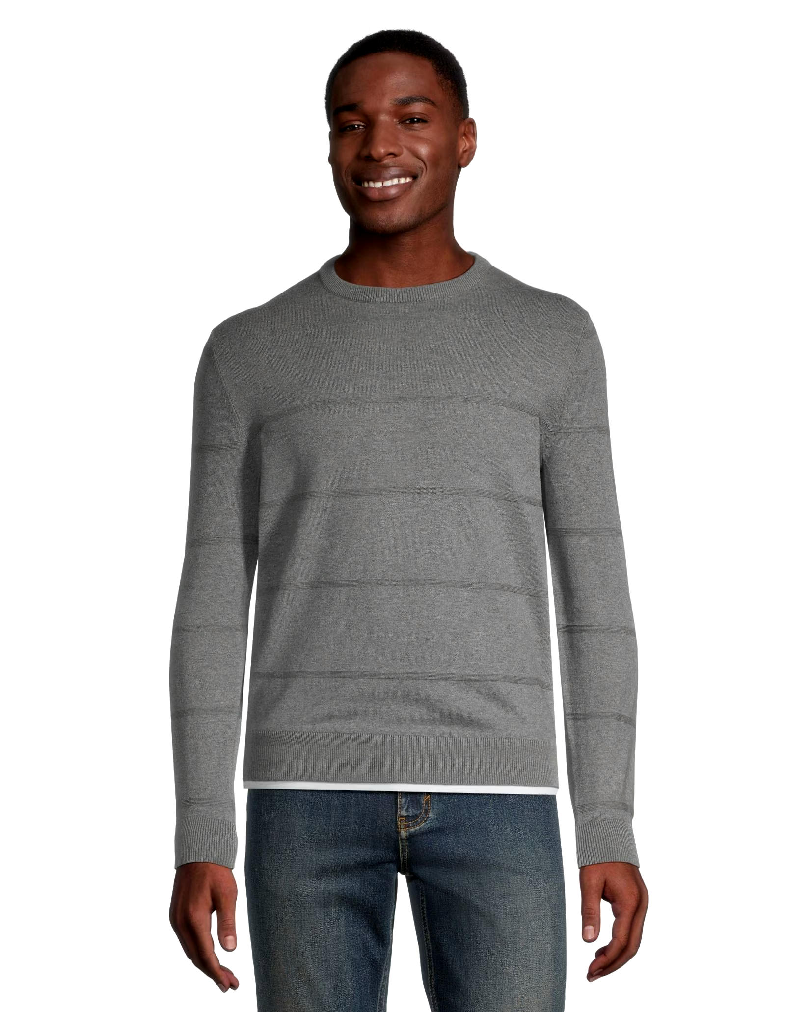 Denver Hayes Men's Soft Cotton Crewneck Sweater
