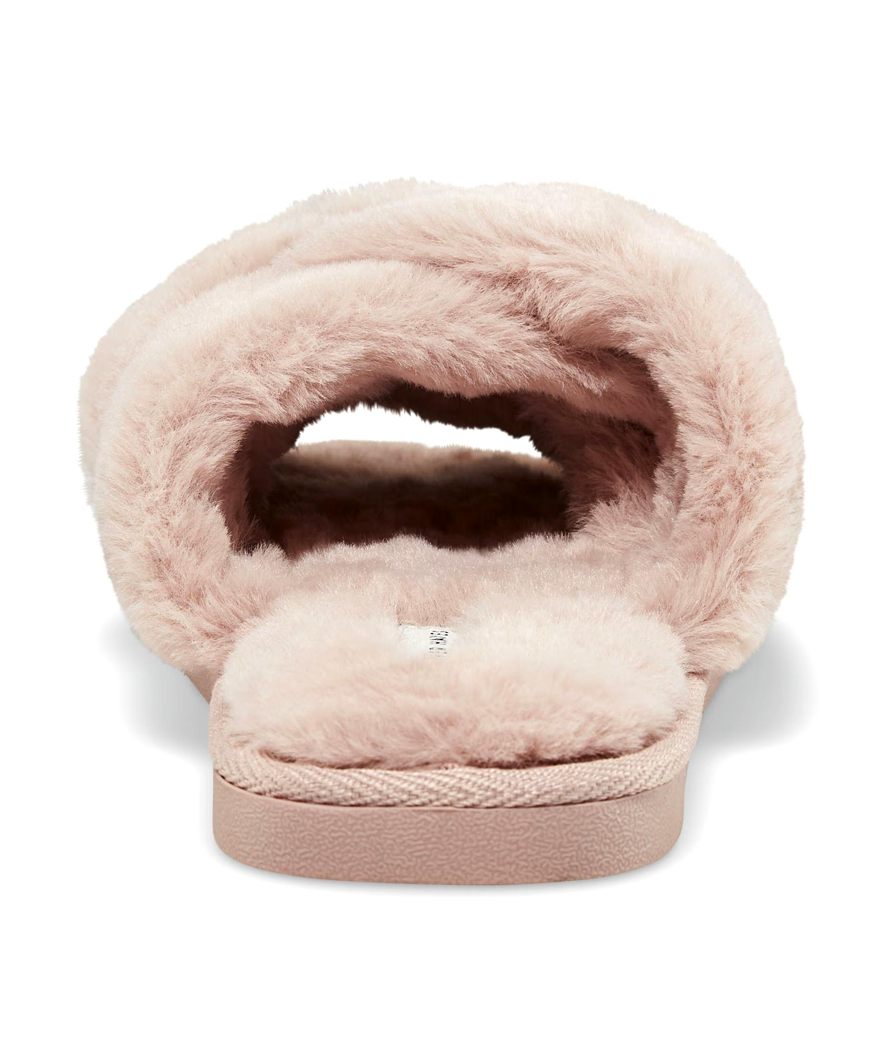 Denver Hayes Women's Criss-Cross Faux Fur Slide