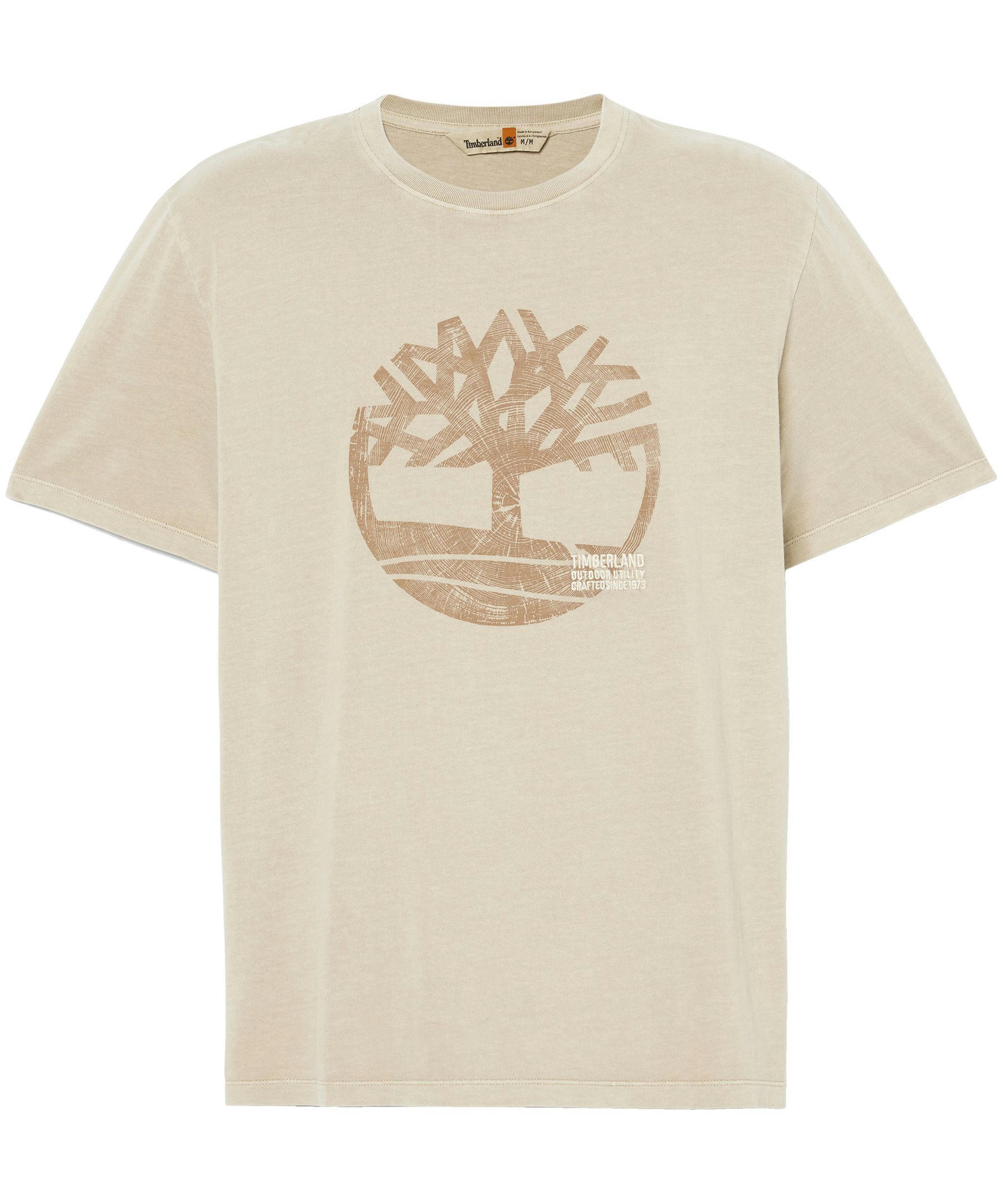 Timberland Men's Graphic Logo Garment Dye T Shirt