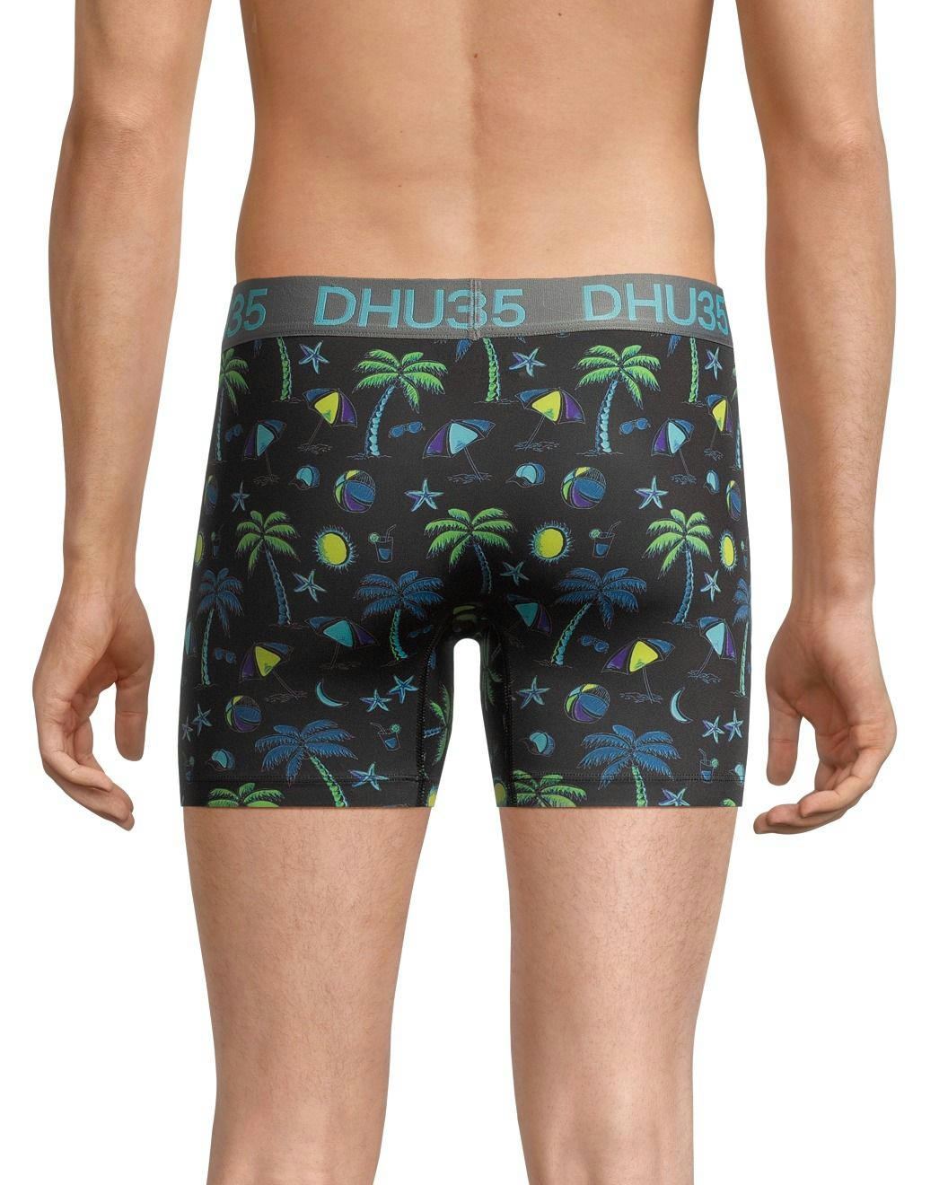 Denver Hayes Men's Microfibre Printed Boxer Briefs