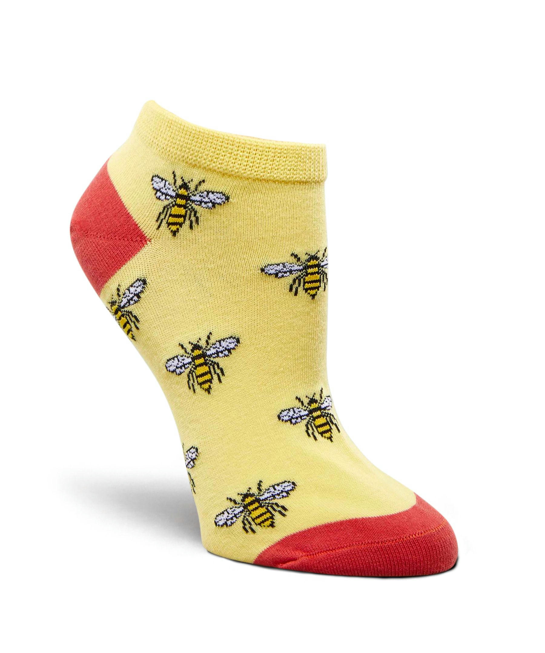 Women's Low Cut Patterned Cotton-Blend Socks