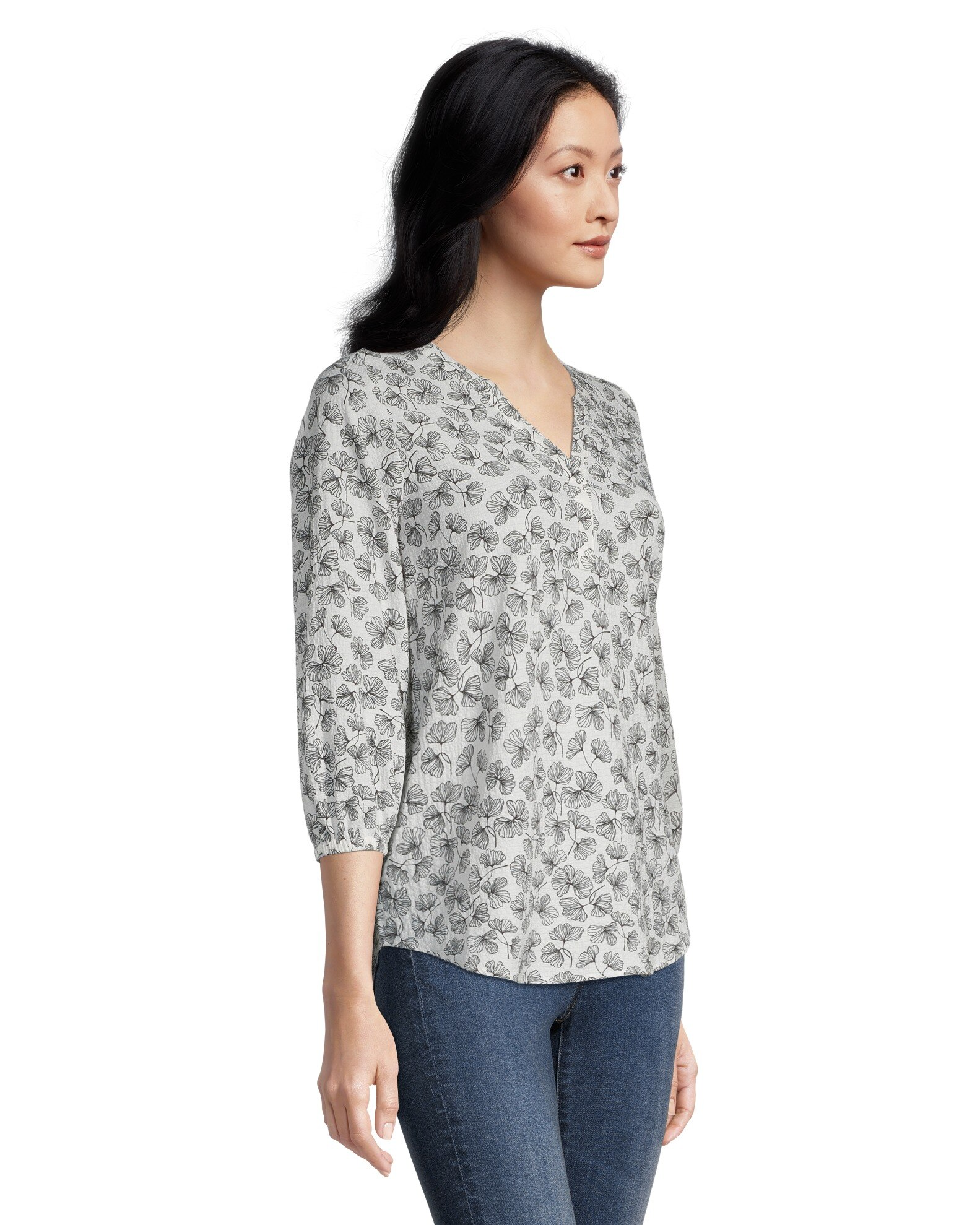 Women's Three Quarter Sleeve Blouse