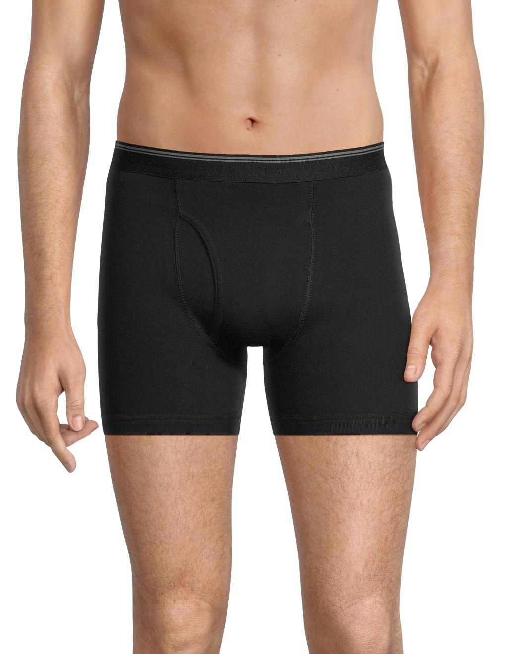 Denver Hayes Men's 3 Pack Solid Boxer Briefs