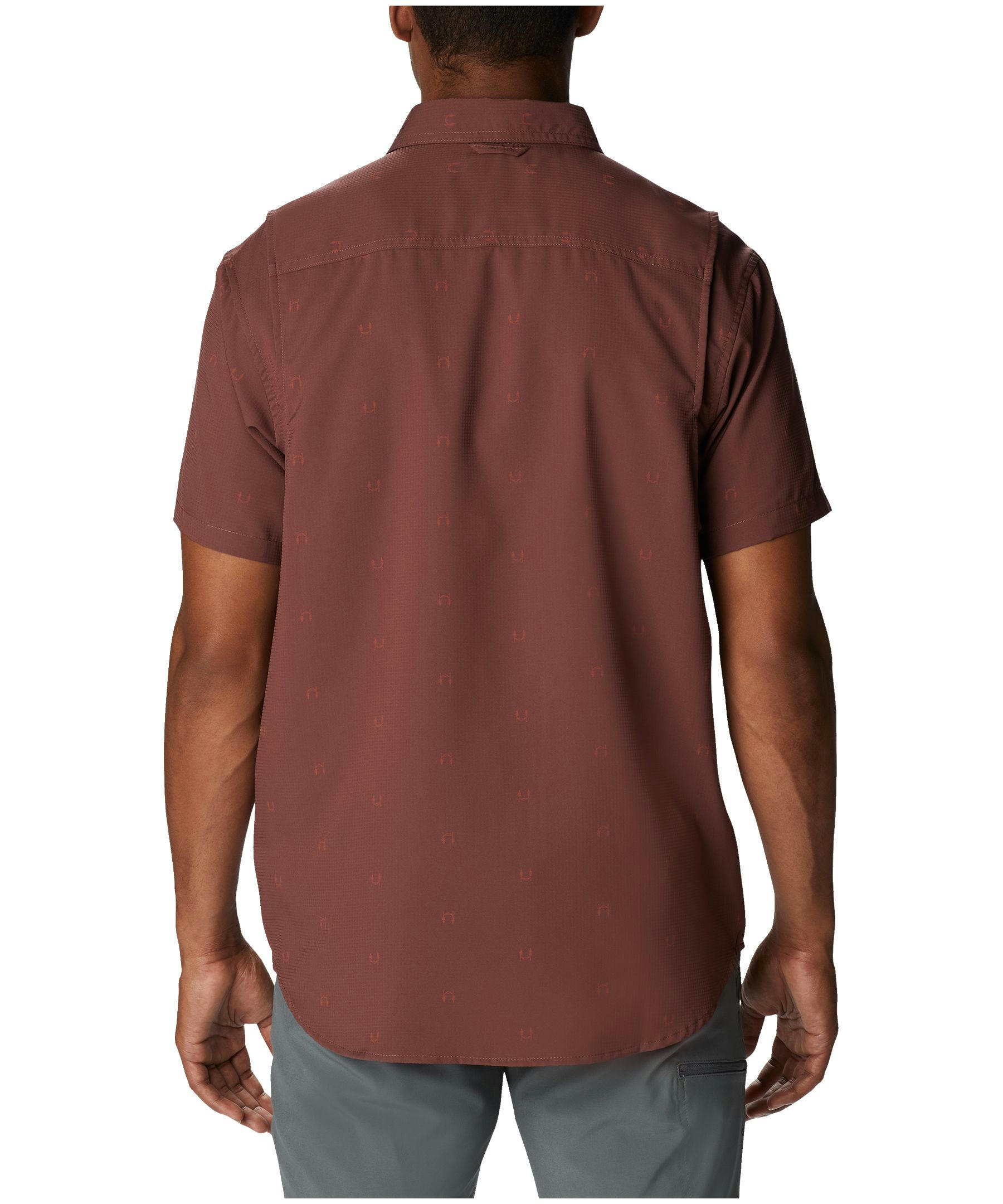 Columbia Men's Utilizer Long Sleeve Omni Shade Woven Printed Shirt