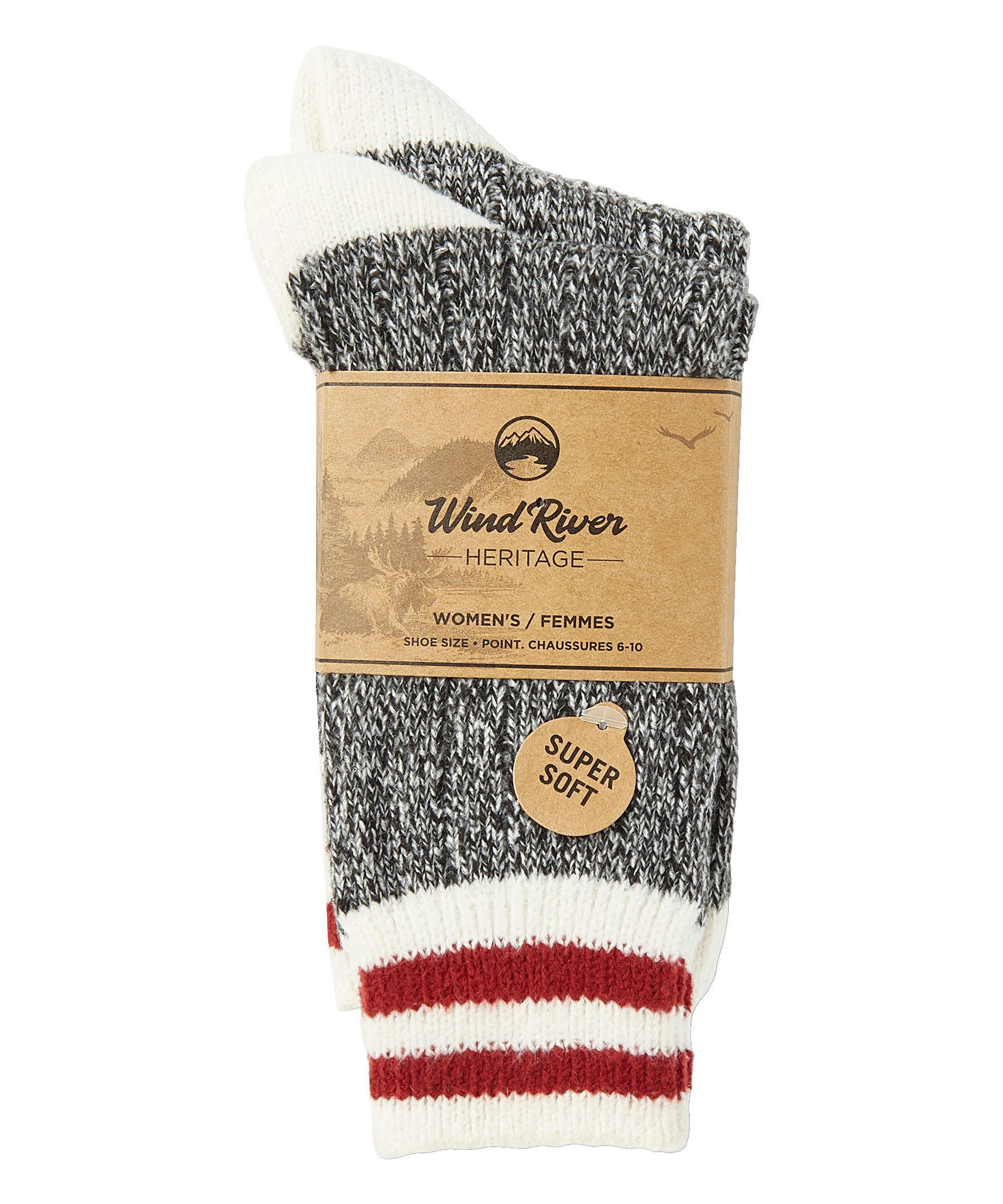 WindRiver Women's Heritage 2 Pack Supersoft Socks