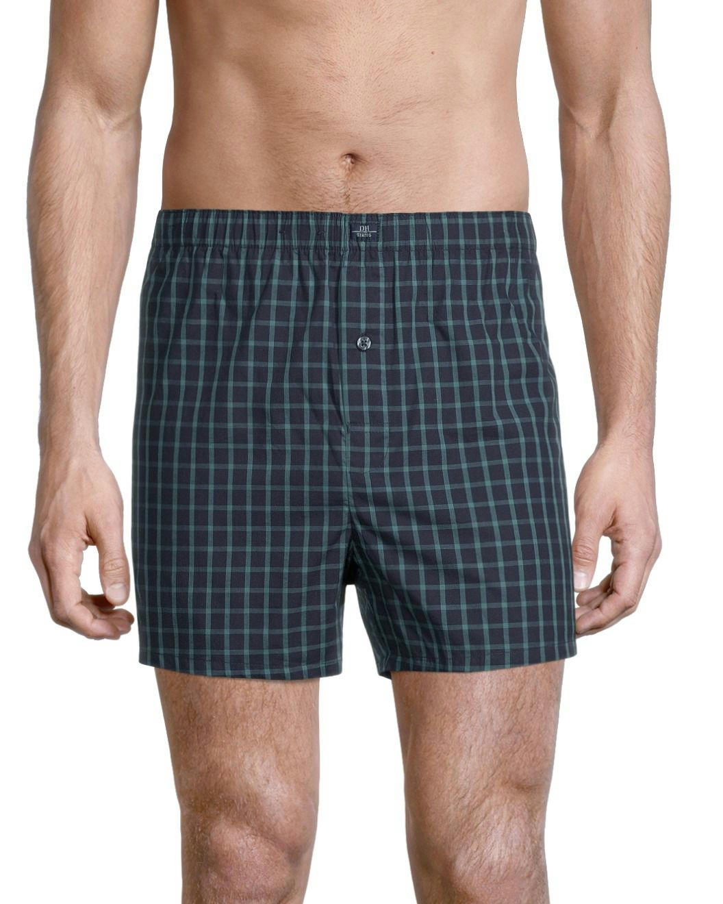 Denver Hayes Men's 2 Pack Woven Boxer