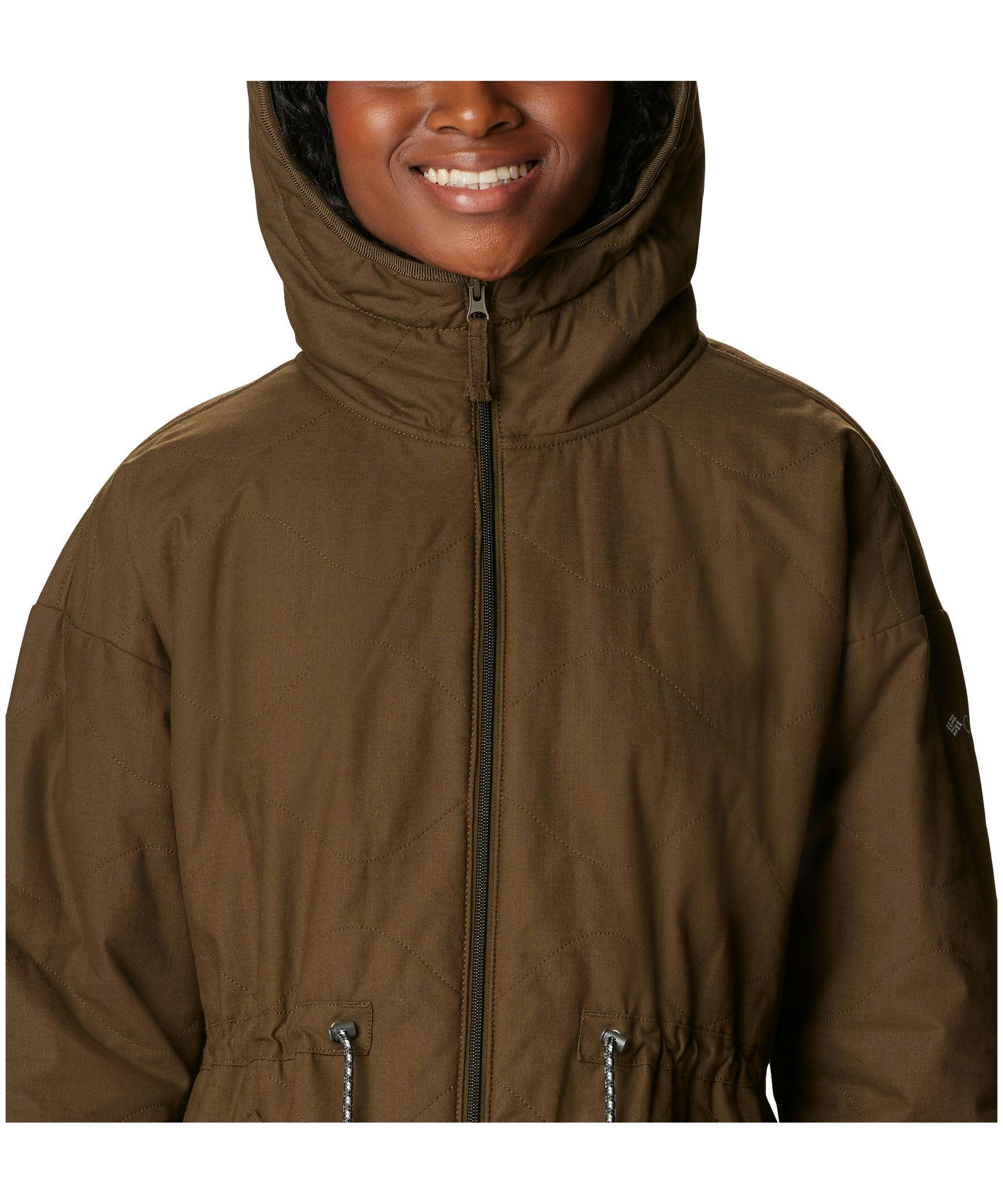 Columbia Women's Crystal Crest Quilted Sherpa-Lined Jacket