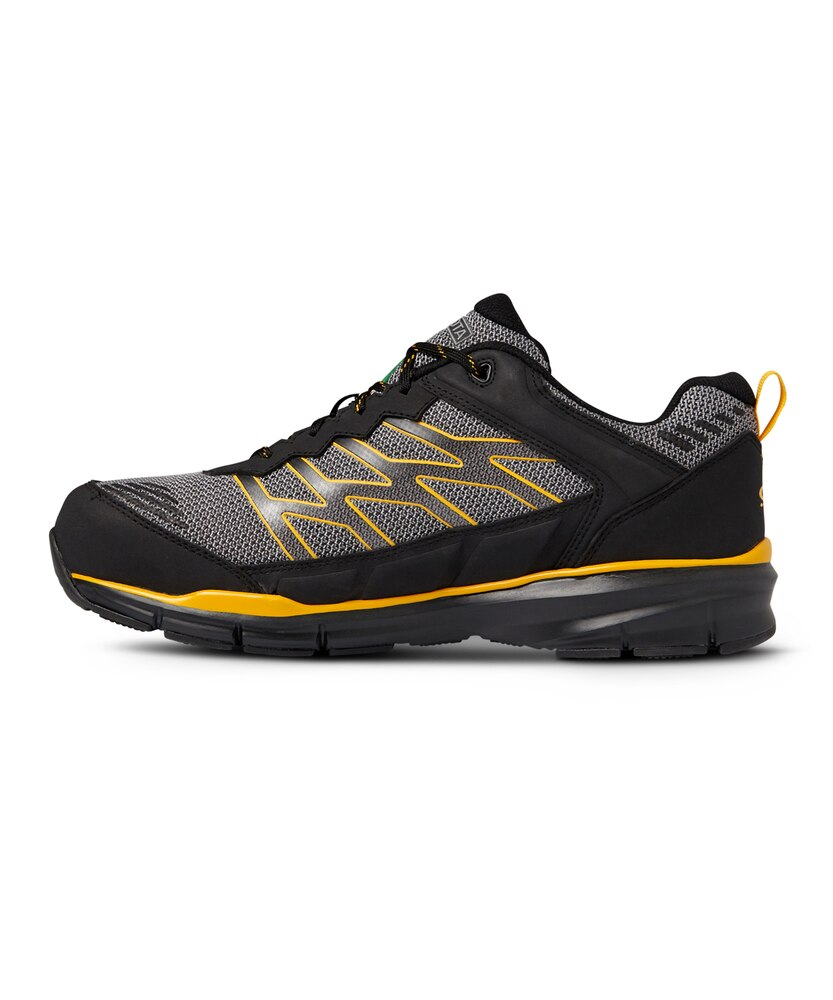 Dakota WorkPro Series Men's 3604 Aluminum Toe Steel Plate Quad Lite Athletic Safety Shoes - Black/Yellow
