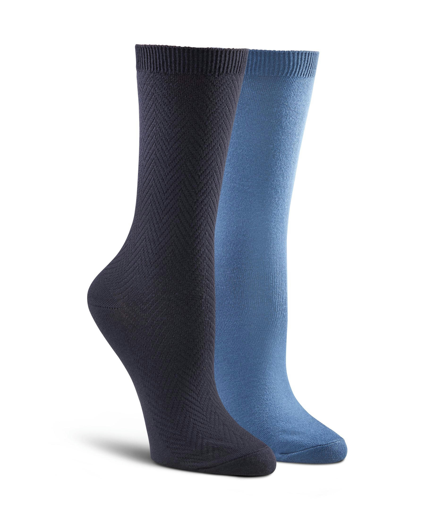 Denver Hayes Women's 2 Pack Bamboo Crew Socks