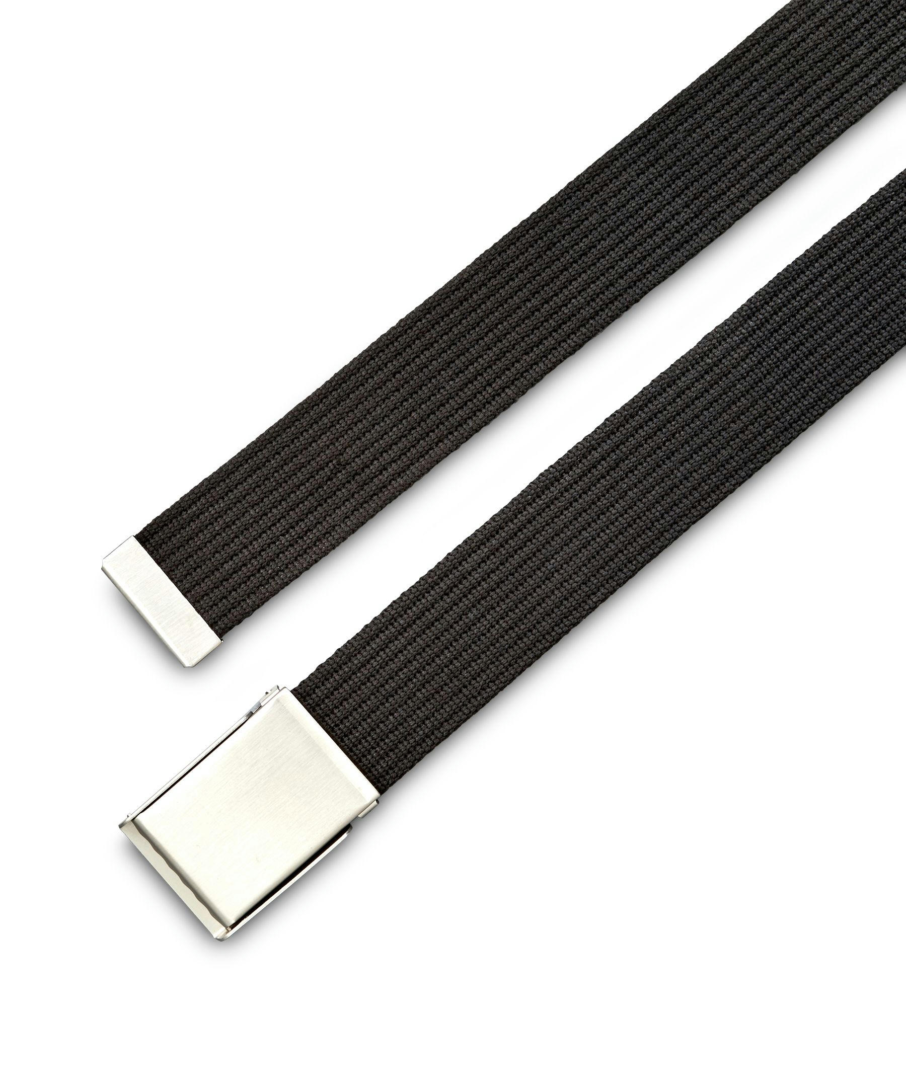 Denver Hayes Men's 1.5 Inch Easy Flip Buckle Web Belt - Black