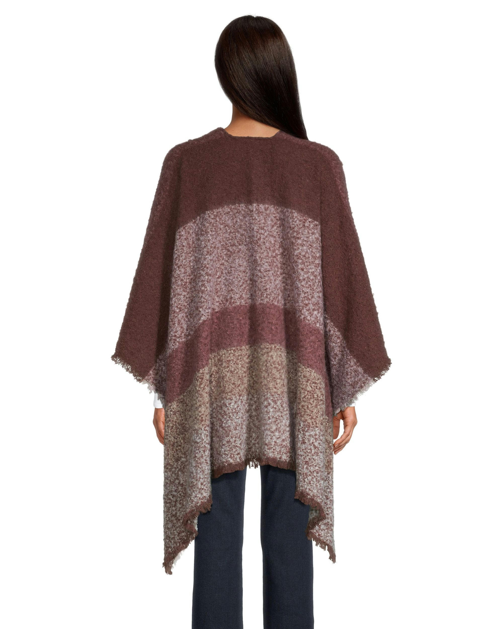 Denver Hayes Women's Fringe Shawl Ruana