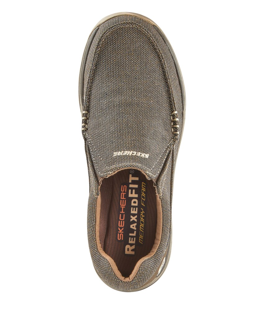 Skechers Men's Expected Avillo Relaxed Fit Slip On Shoes - Brown