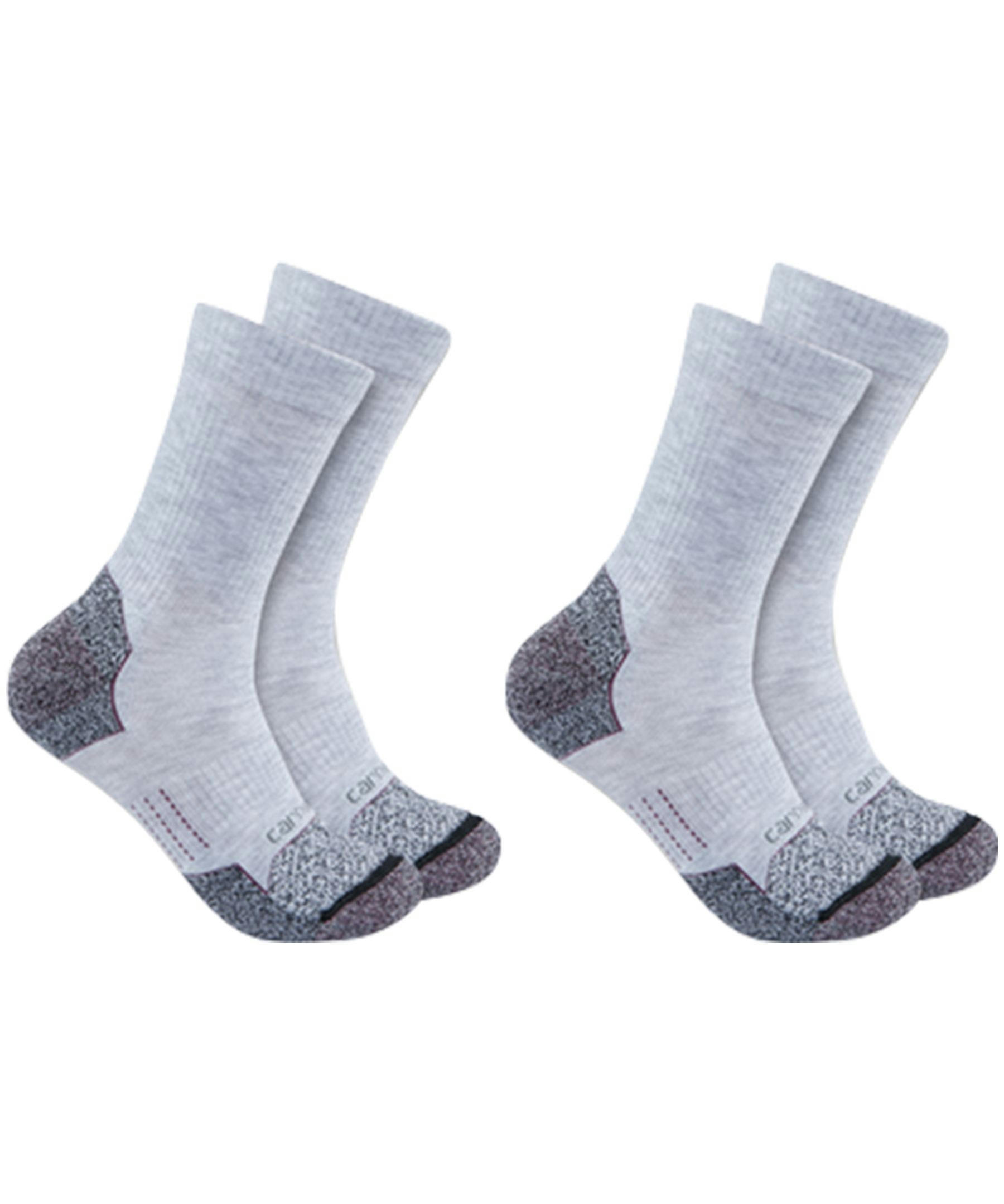 Carhartt Women's 2 Pack Midweight Crew Socks