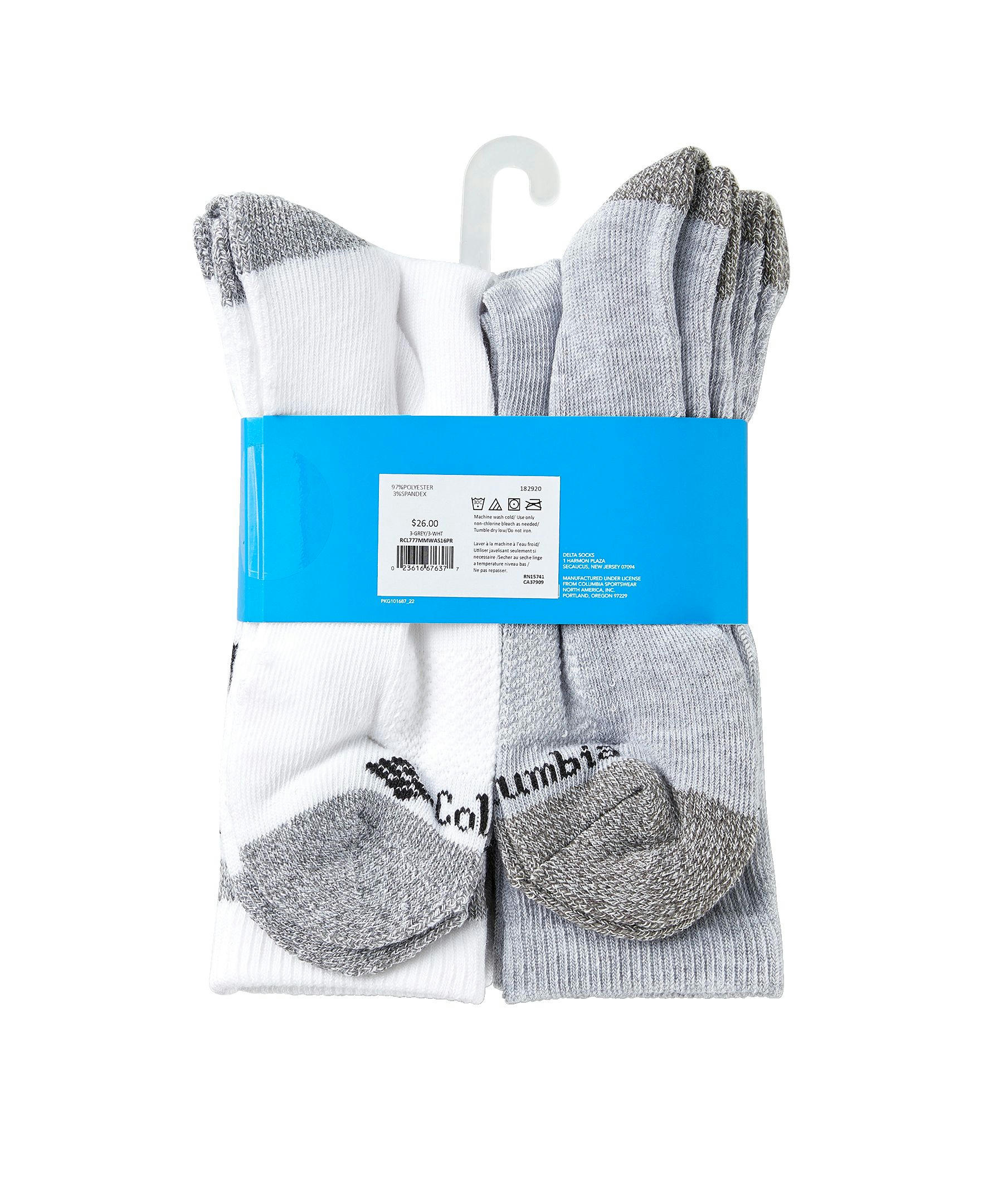 Columbia Men's 6-Pack Sport Crew Socks