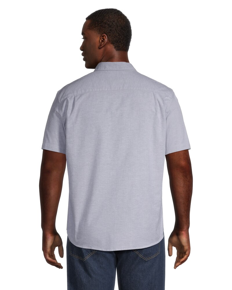 Denver Hayes Men's Classic Fit Short Sleeve Casual Oxford Shirt