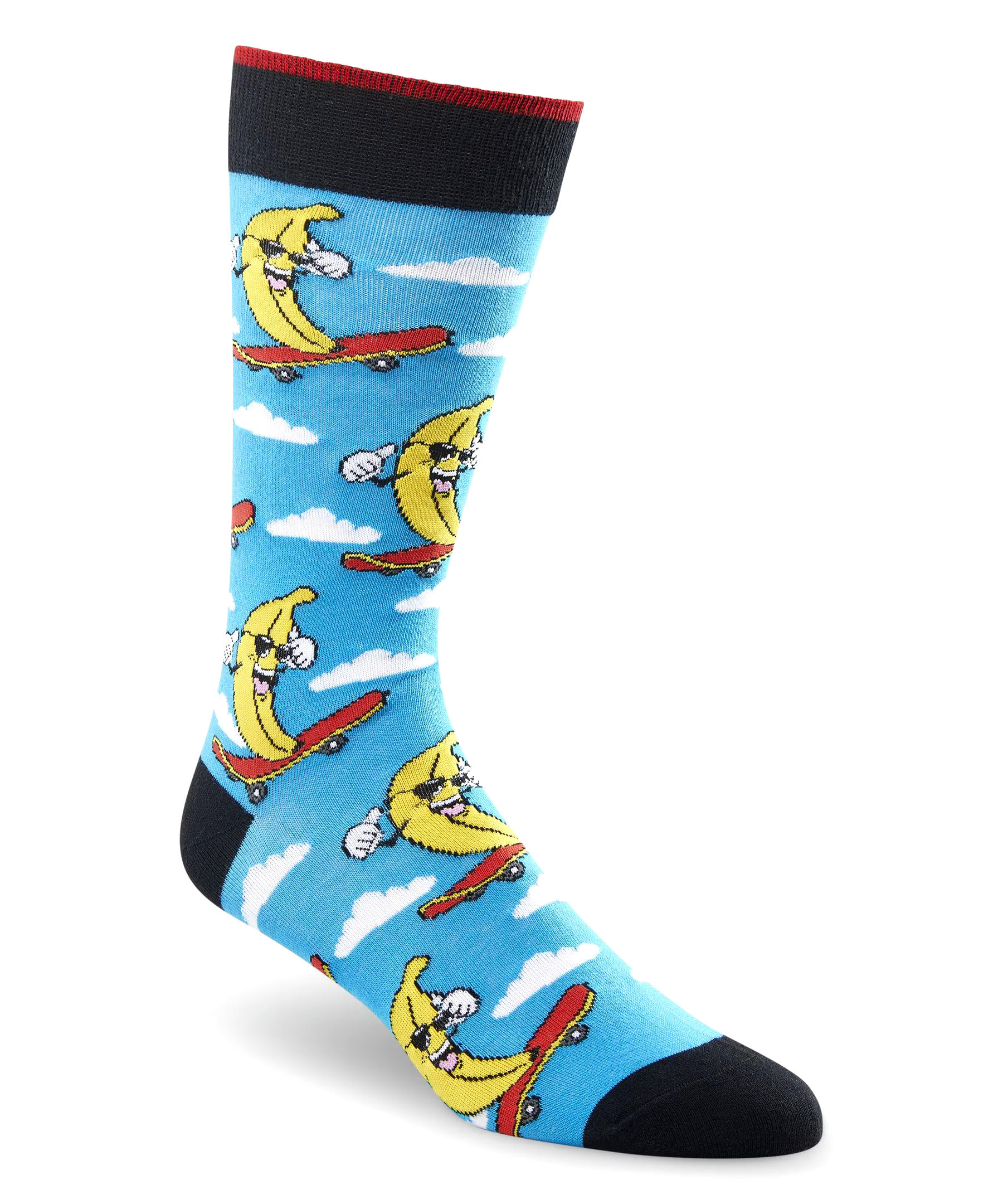 Denver Hayes Men's FRESHTECH® Novelty Food Pattern Casual Crew Socks