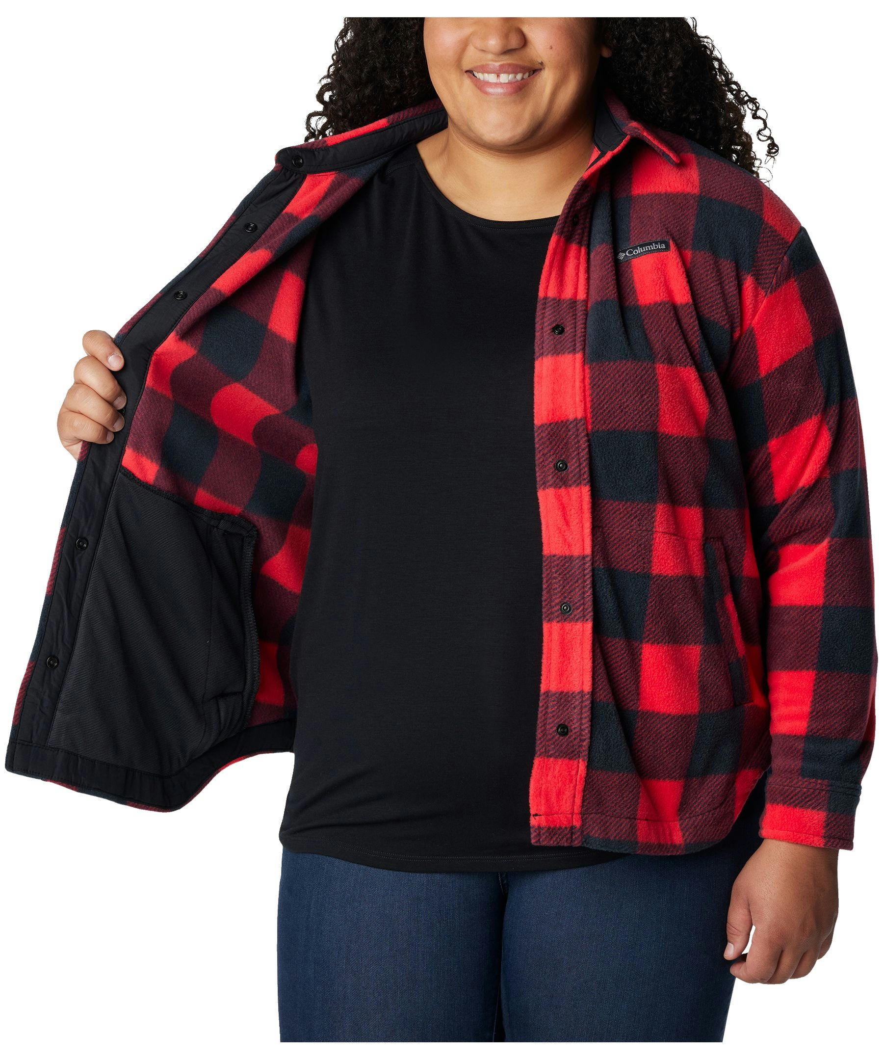 Columbia Women's Benton Springs Fleece Shacket - Plus Size