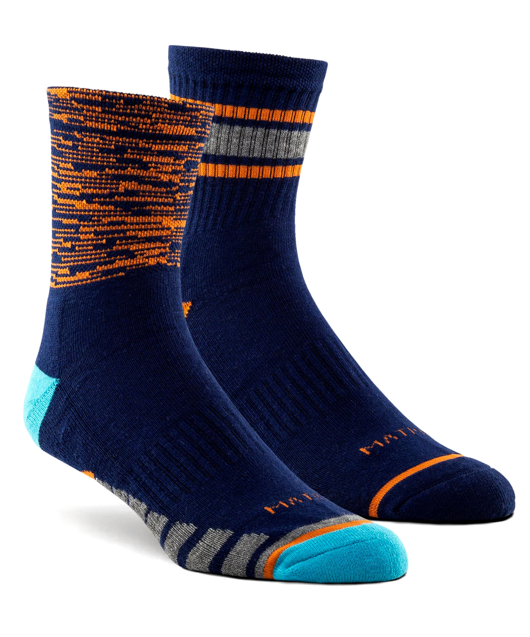Men's 2 Pack FRESHTECH Mid Cut Crew Socks