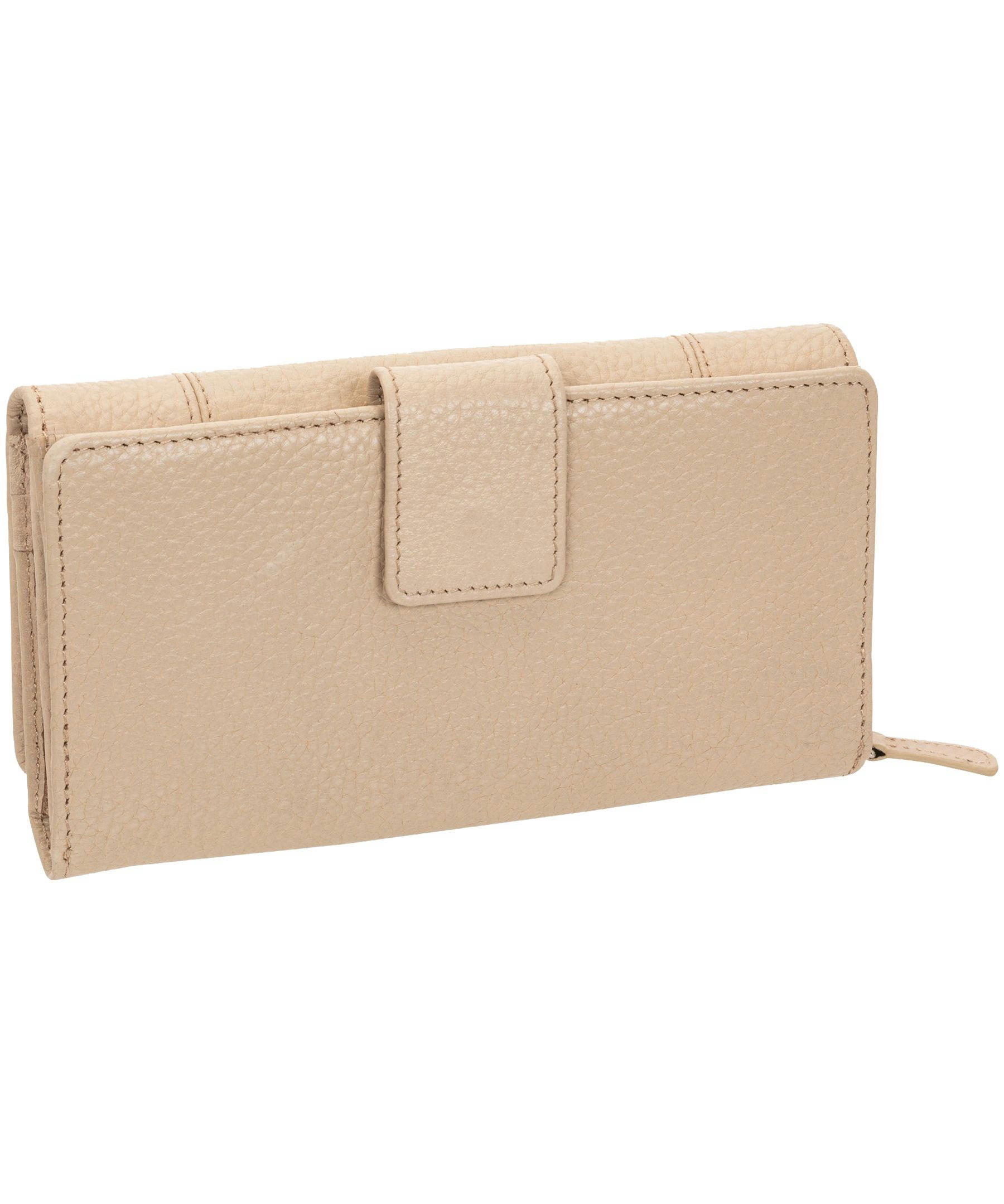 Mancini Leather Goods Women's Pebelled RFID Secure Medium Clutch Wallet
