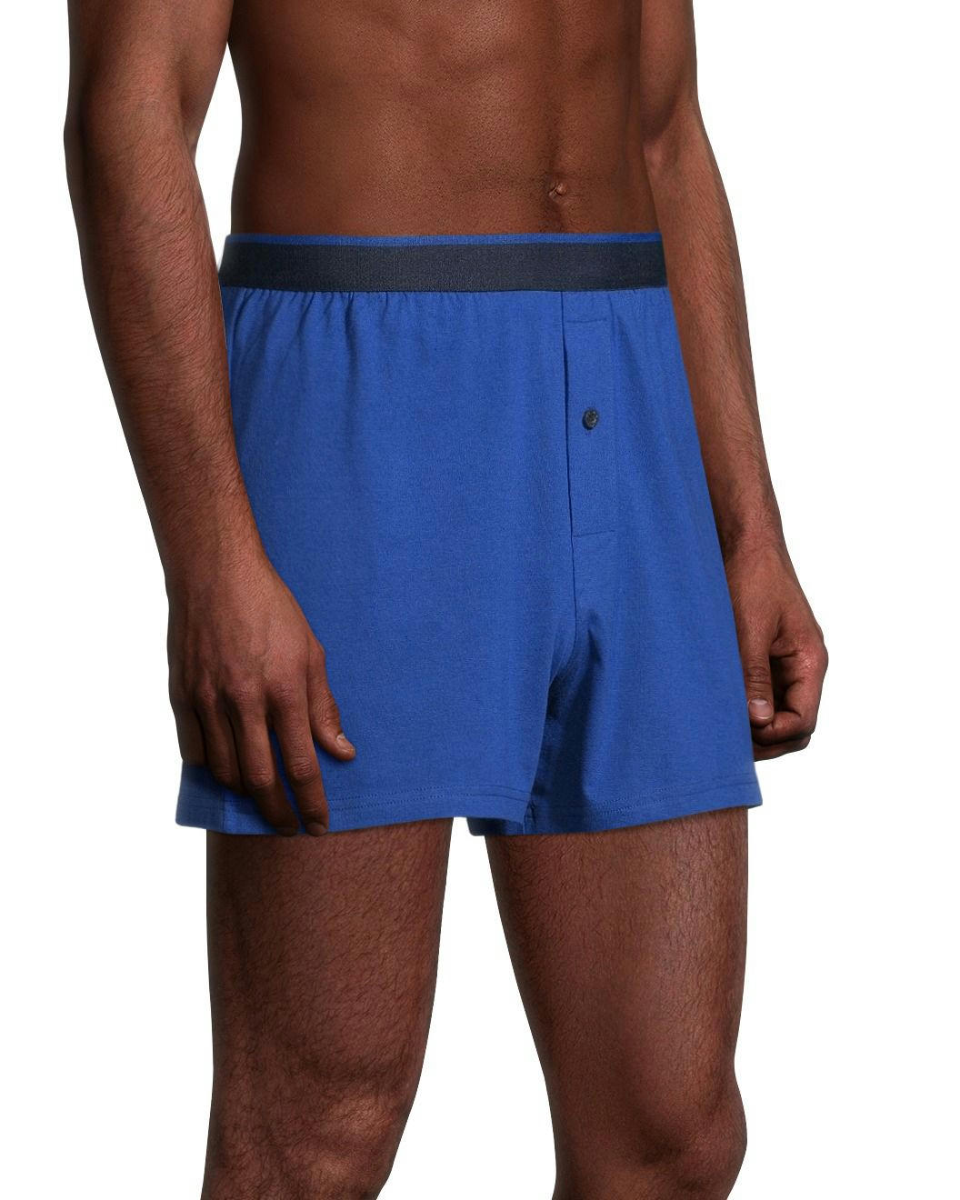 Denver Hayes Men's 2 Pack Yarn Dye Loose Fit Boxer Briefs