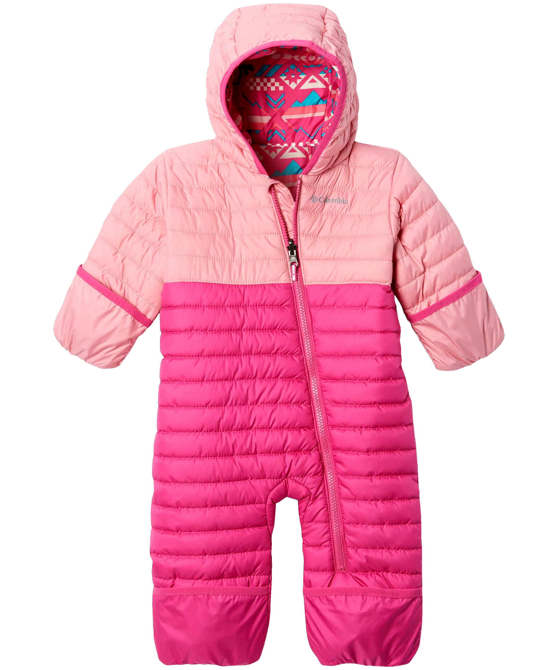 Columbia Baby Unisex 0-24 Months Water Resistant Powder Lite Reversible Bunting Bodysuit