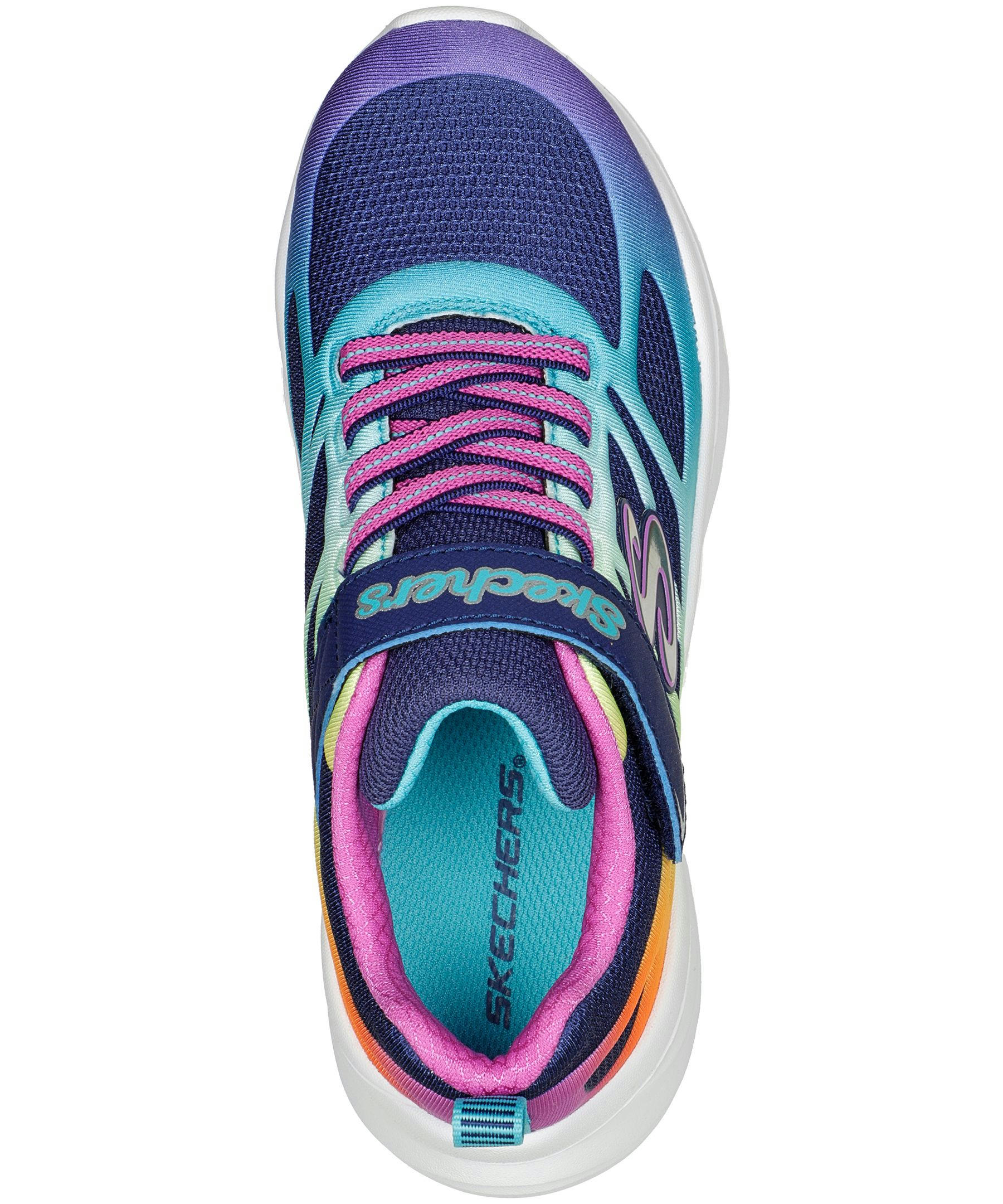 Skechers Kids' Unisex Power Jams Stretch Lace Sneakers