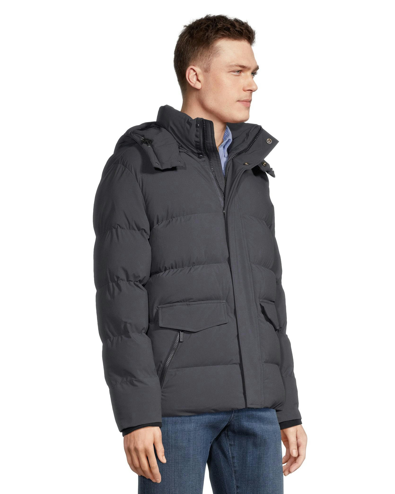 Denver Hayes Men's Hyper-Dri HD1 Water Repellent Insulated Puffy Parka Jacket