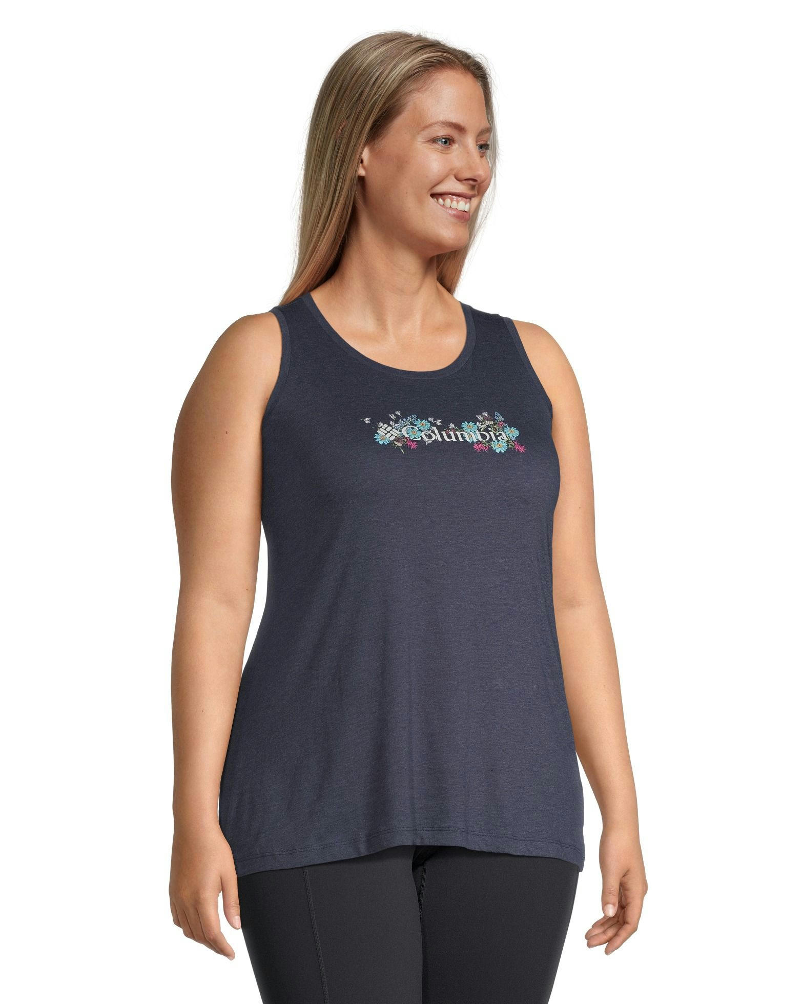 Columbia Women's Bluff Mesa Comfort Stretch Graphic Tank Top