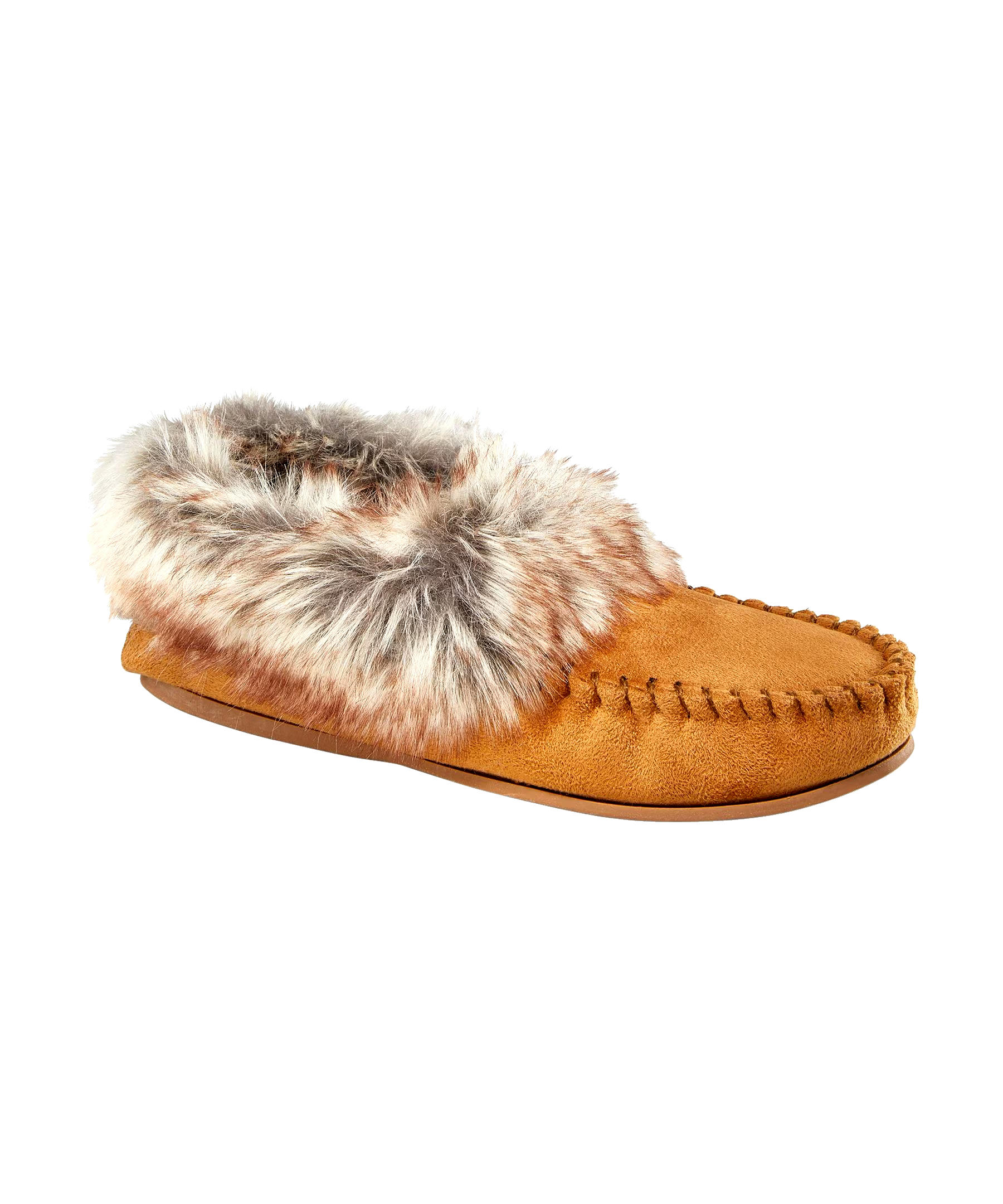 WindRiver Women's Faux Fur Trimmed Slippers