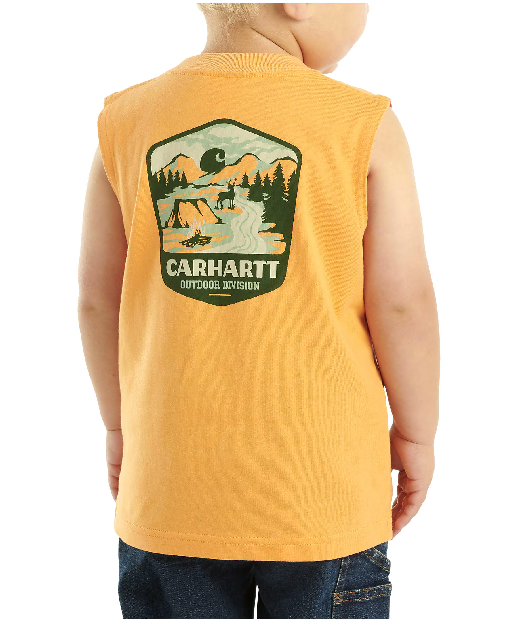 Carhartt Youth Unisex Sleevless Crew Neck T Shirt