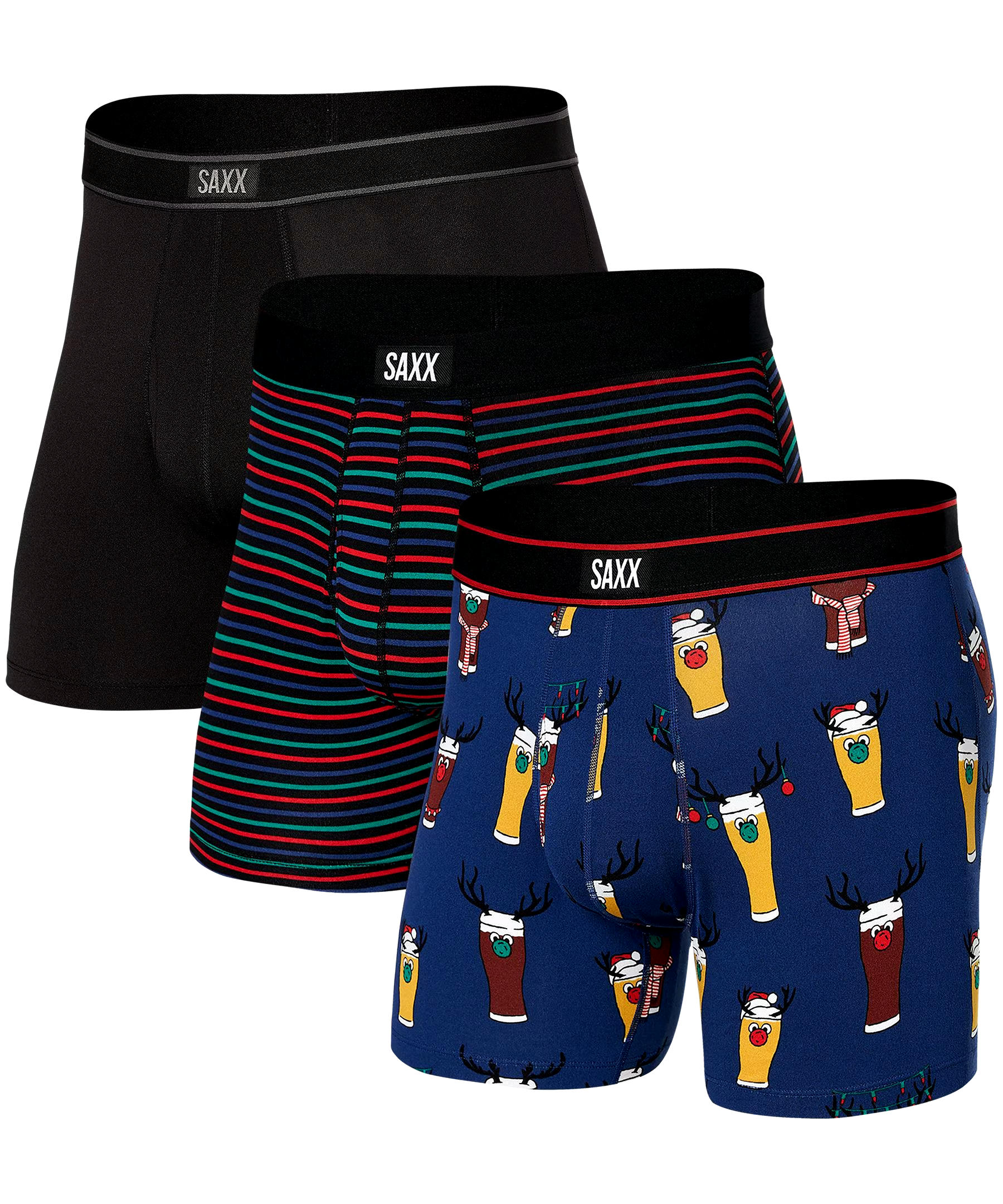 Saxx Men's 3 Pack Vibe Holiday Gift Box