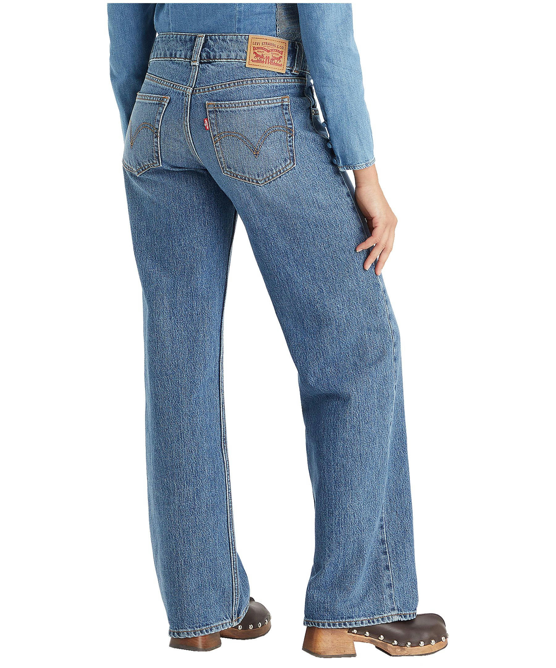 Levi's Women's Superlow Low Rise Relaxed Fit Straight Leg Jeans