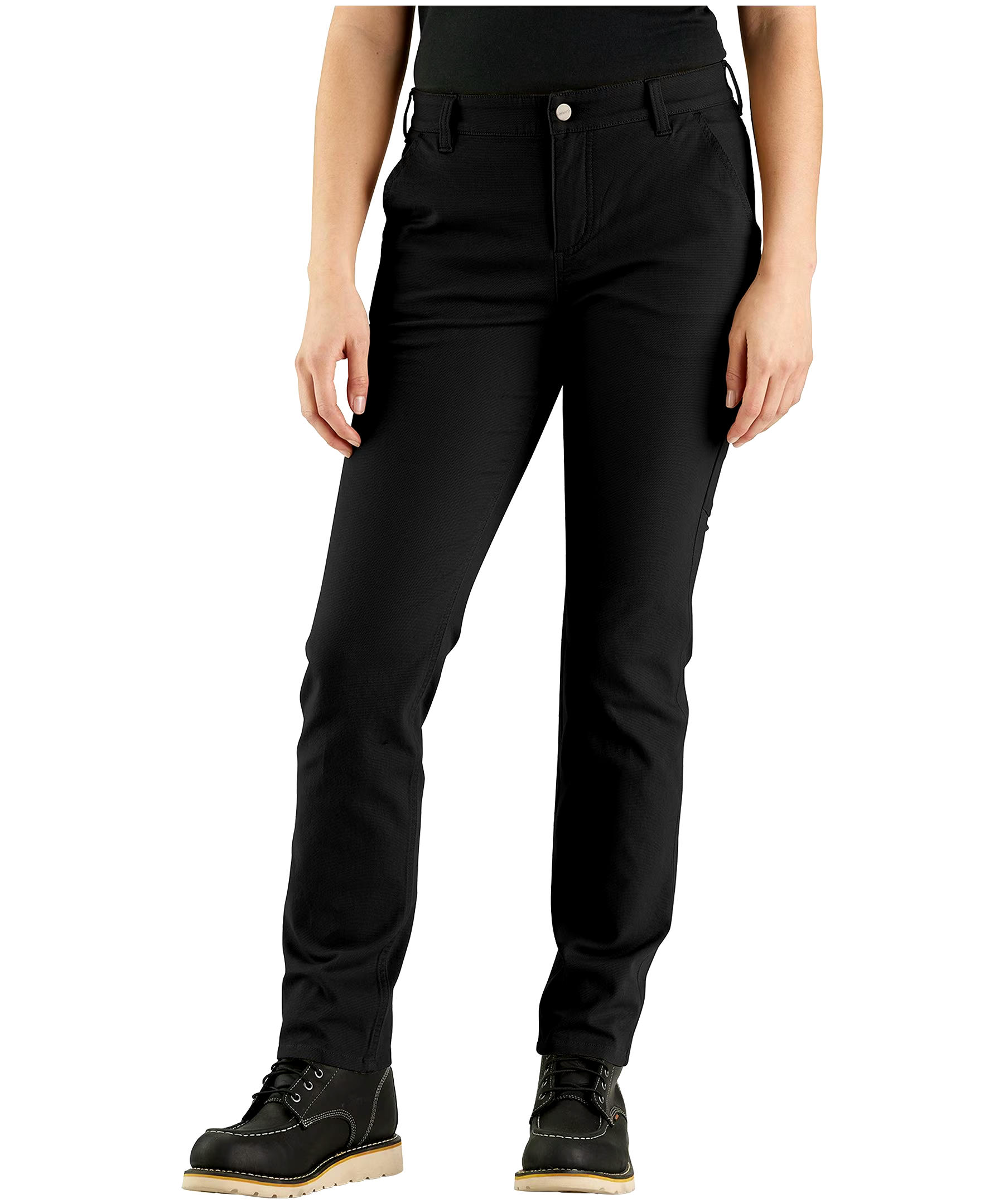 Carhartt Women's Mid Rise Relaxed Fit Canvas Work Pants