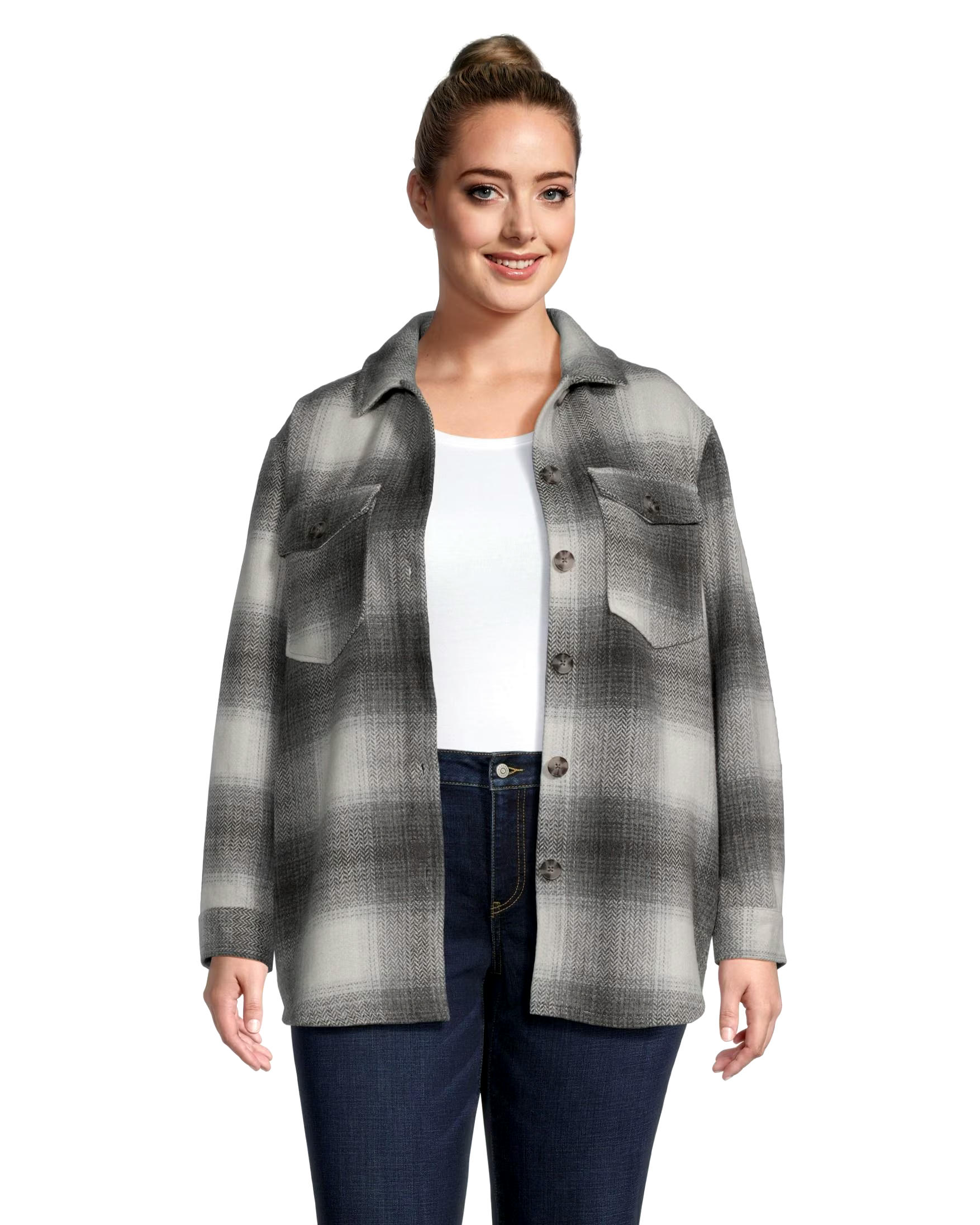 Denver Hayes Women's Core Button Front Shacket