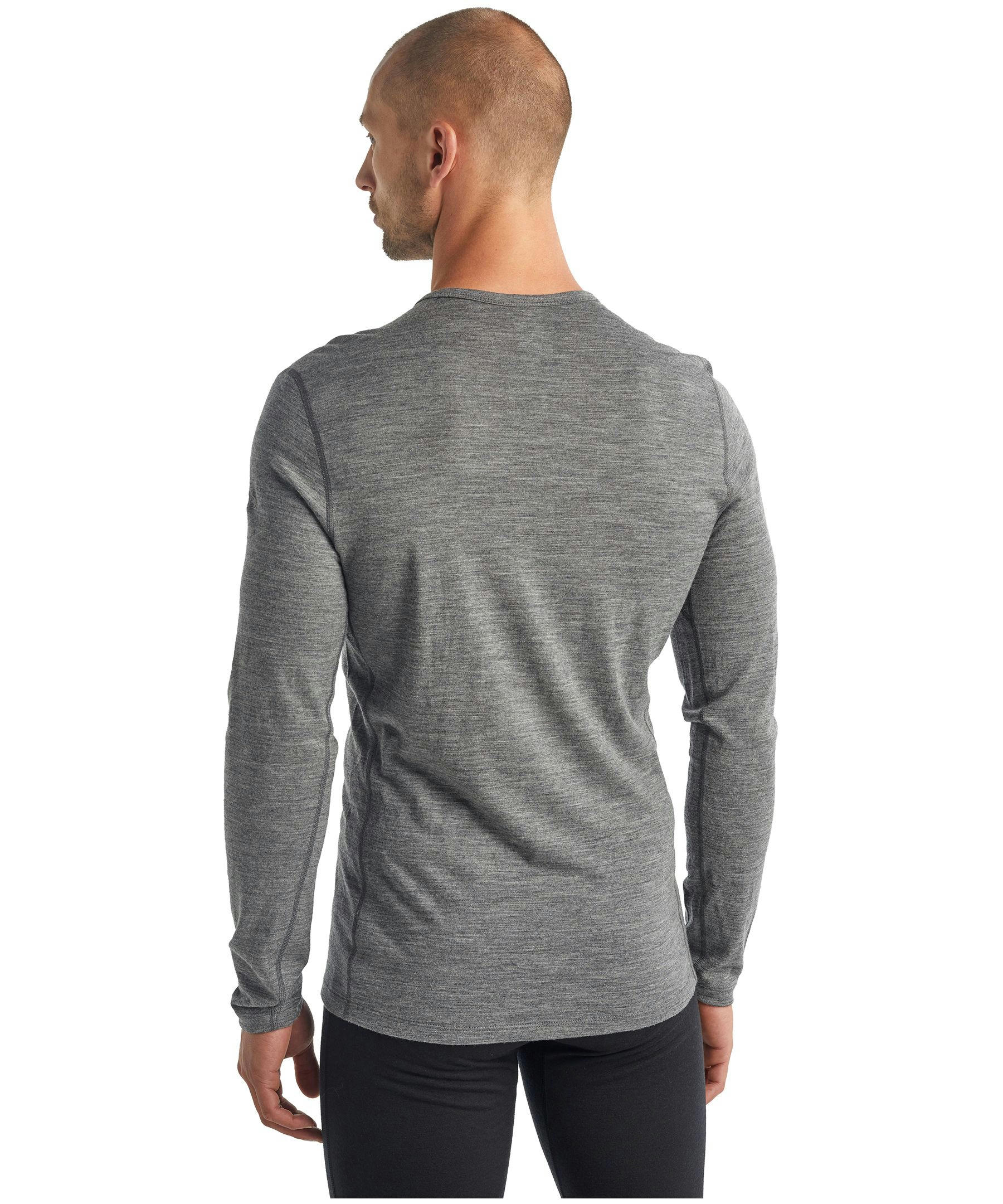 Icebreaker Men's 200 Oasis Long Sleeve Crewe Thermal Top
