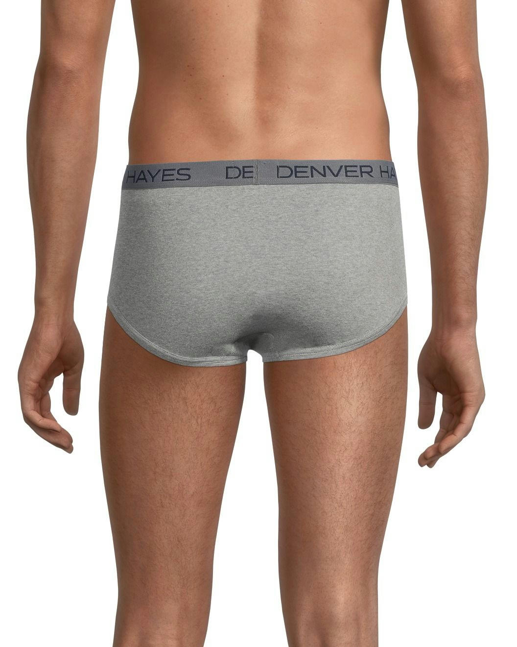 Denver Hayes Men's 3 Pack Solid Basic Briefs Underwear