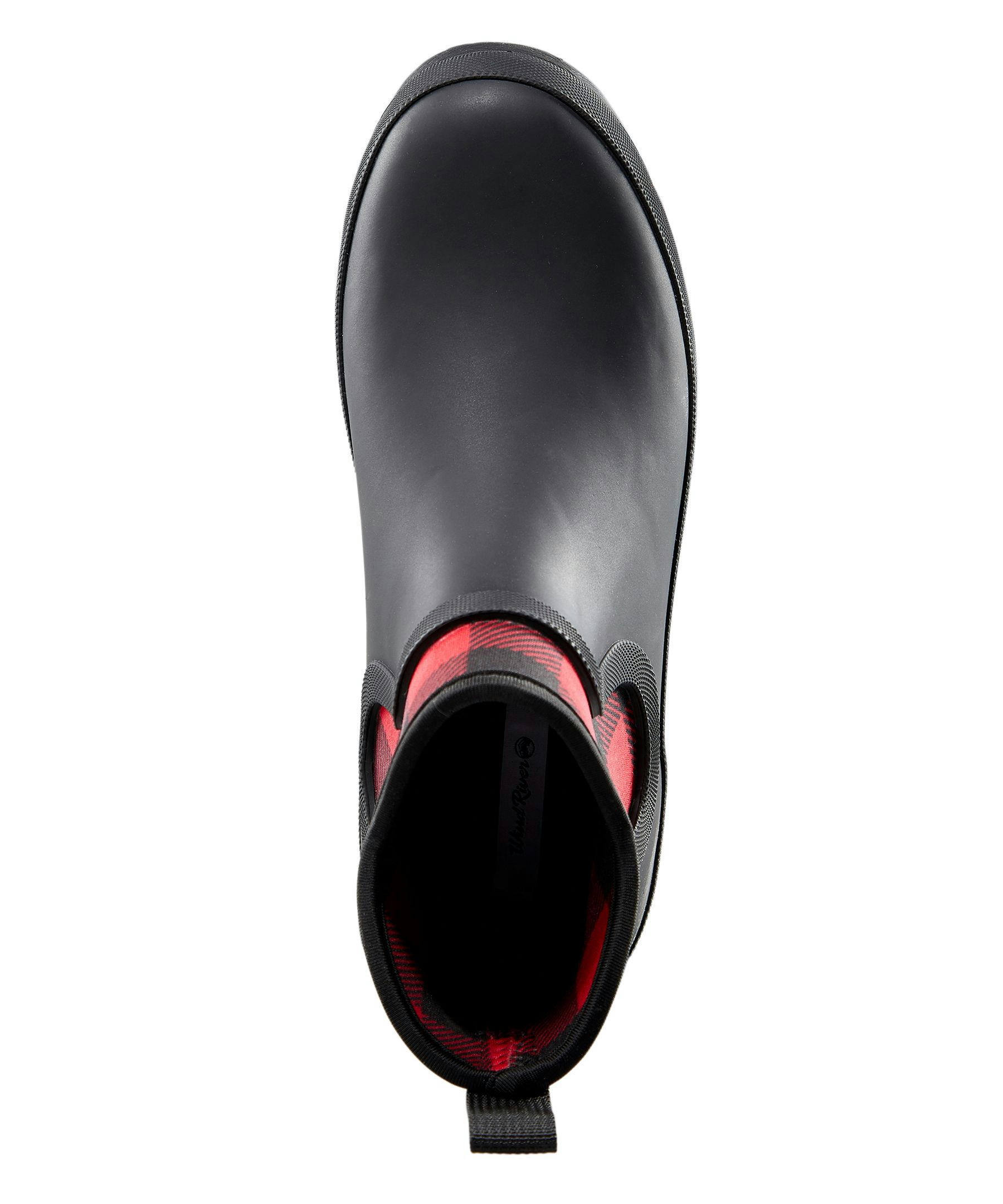 WindRiver Women's Puddle Neoprene FRESHTECH Rain Boots - Black Red