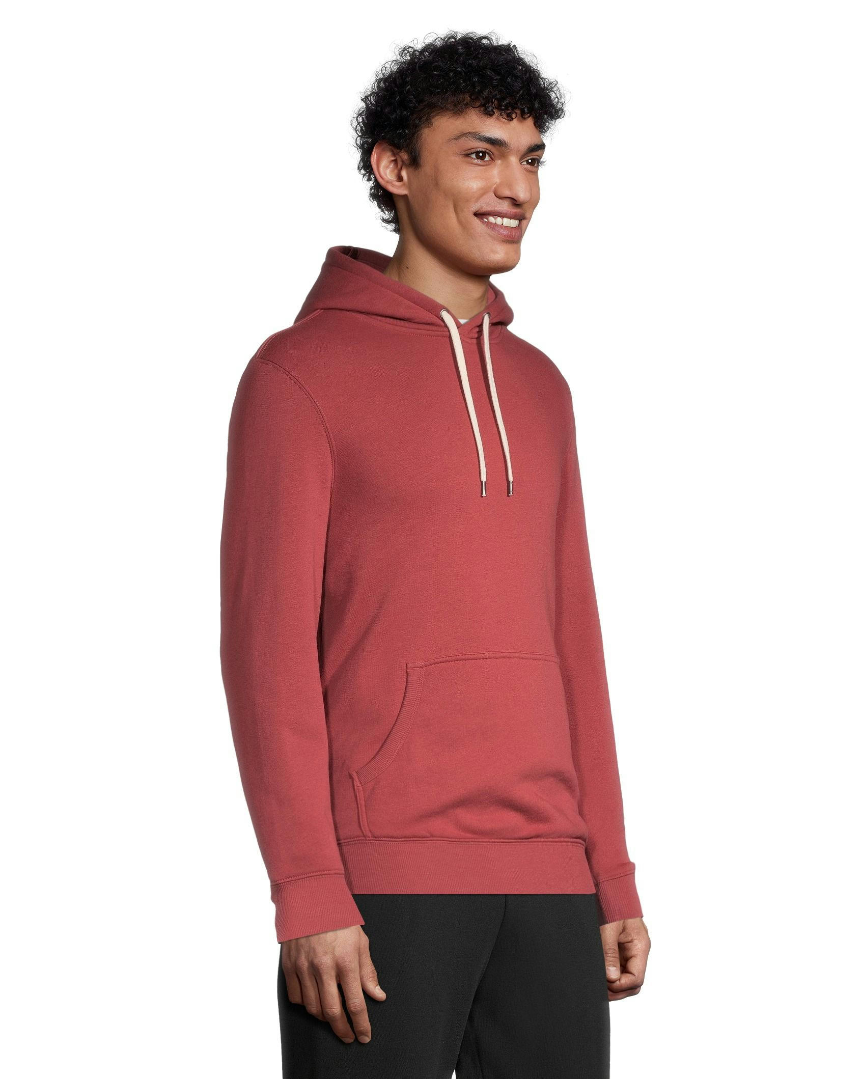 Denver Hayes Men's Fleece Long Sleeve Full Zip Kangaroo Pocket Hoodie